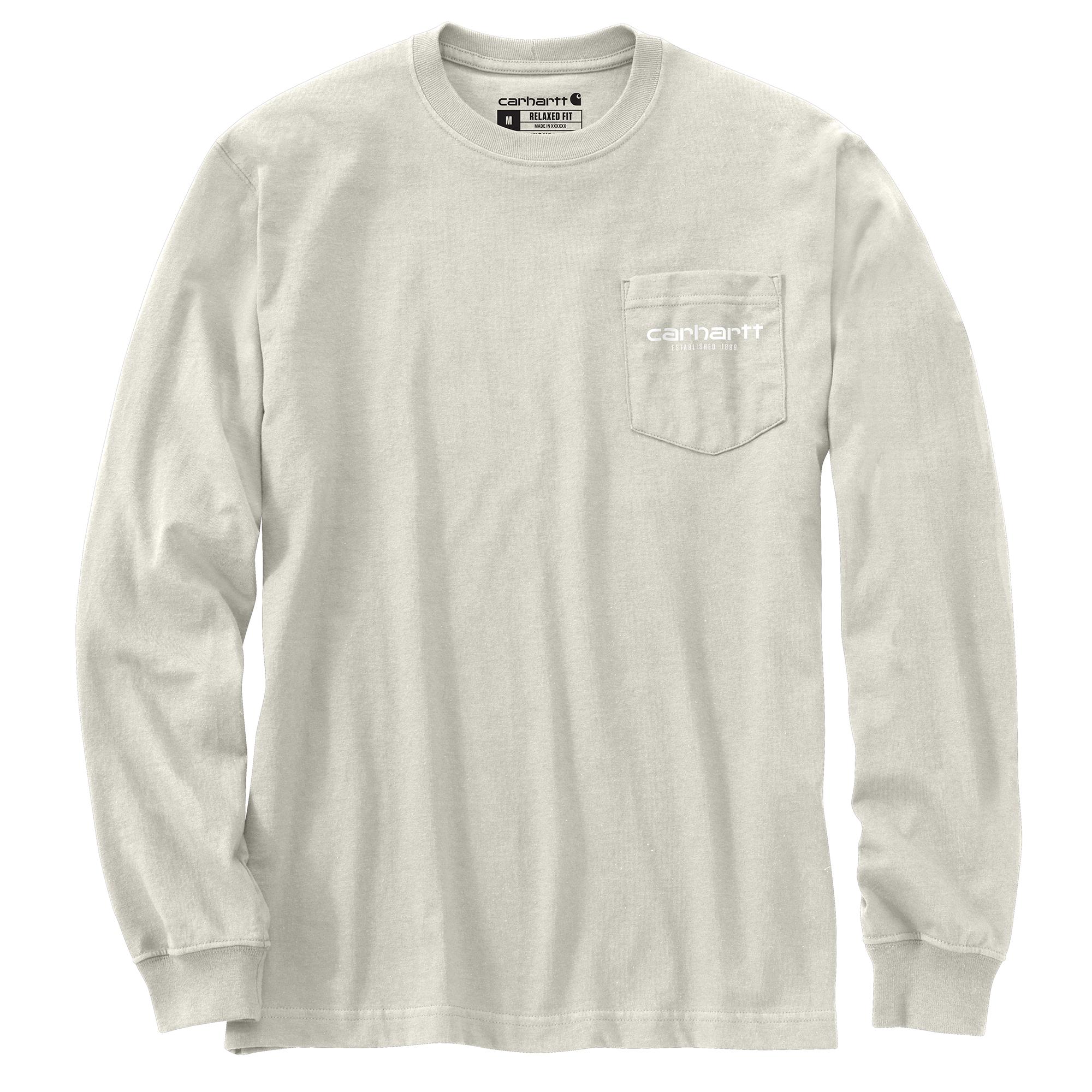 Carhartt Men's Relaxed Fit Heavyweight Long Sleeve Pocket C Graphic T-Shirt