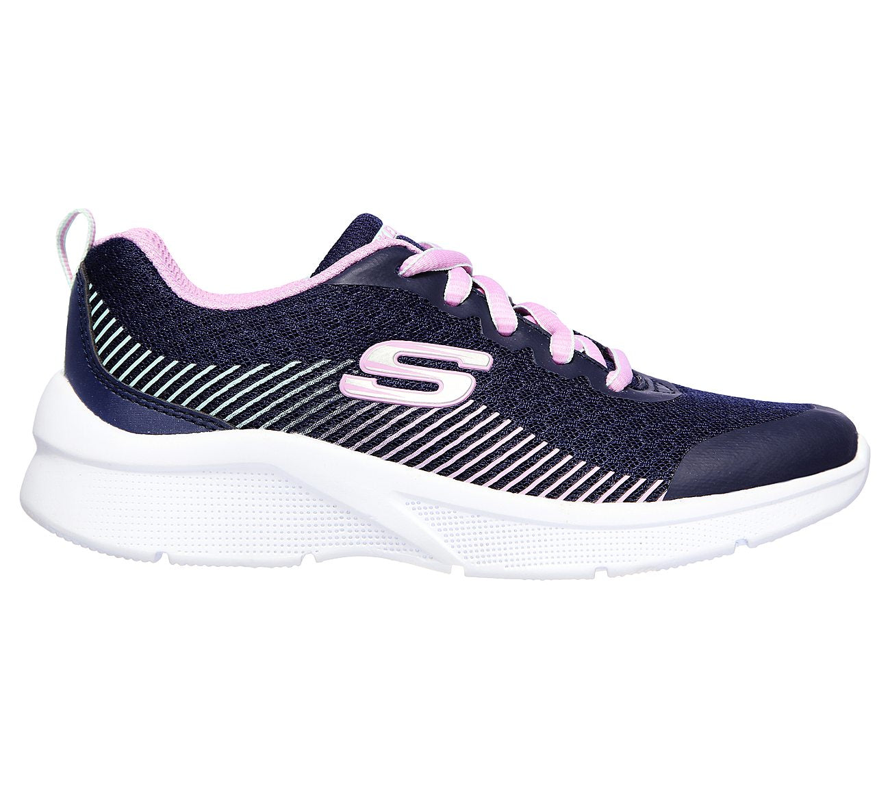 Skechers Girls Microspec Shoes - 302126L-NVLV