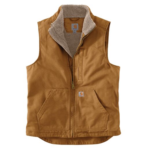 Carhartt Men's Washed Duck Mock Neck Vest