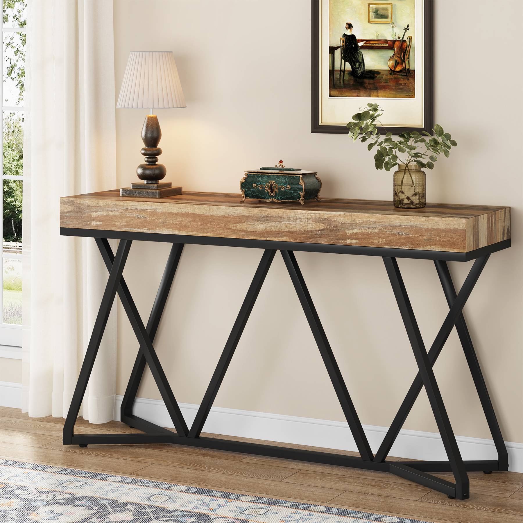 Farmhouse Console Table, 55