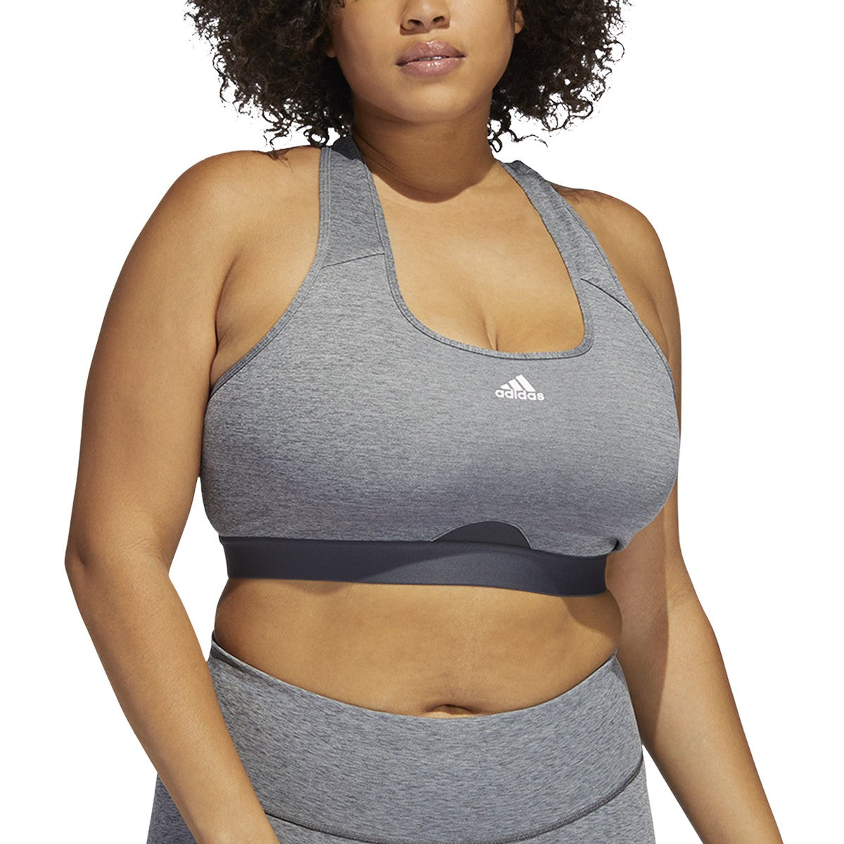 adidas Women's Powerreact Training Medium Support Bra (Plus Size)