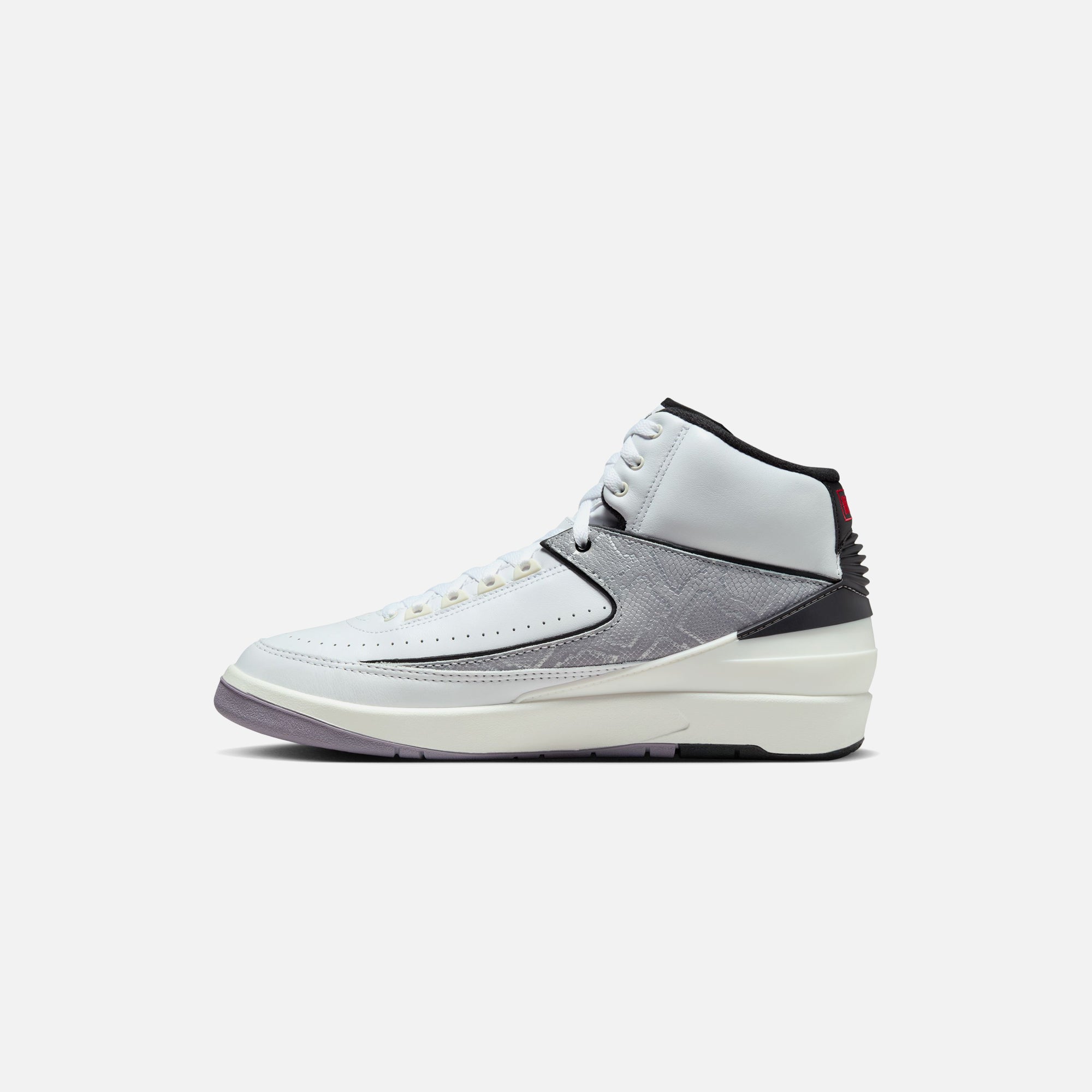 Nike Air Jordan 2 Retro - White / Fire Red / Black / Sail / Cement Grey