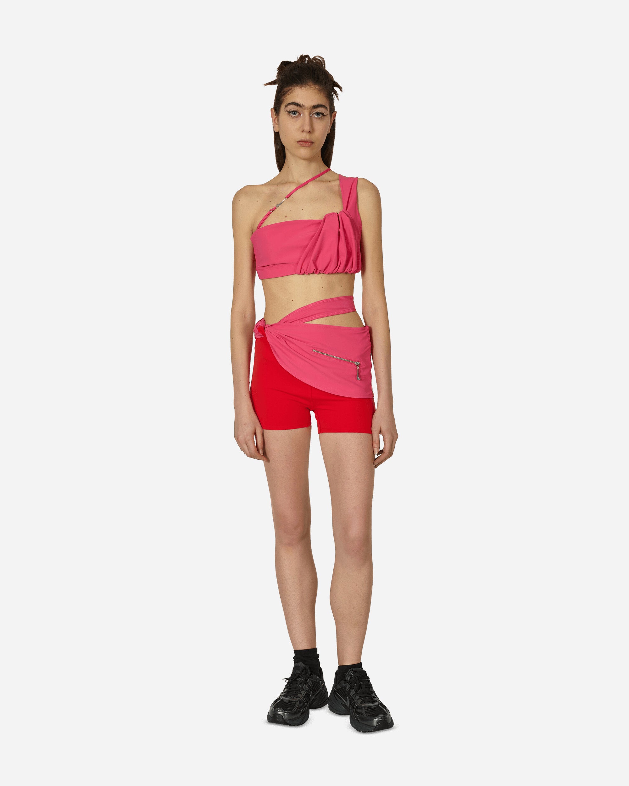 JACQUEMUS Asymmetrical Top Watermelon