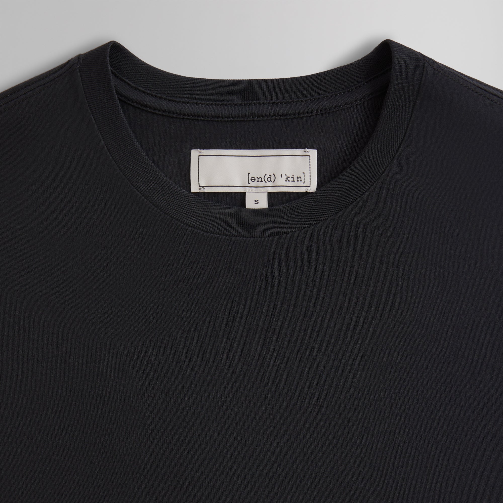 &Kin Pima Jersey Heathrow Tee - Black