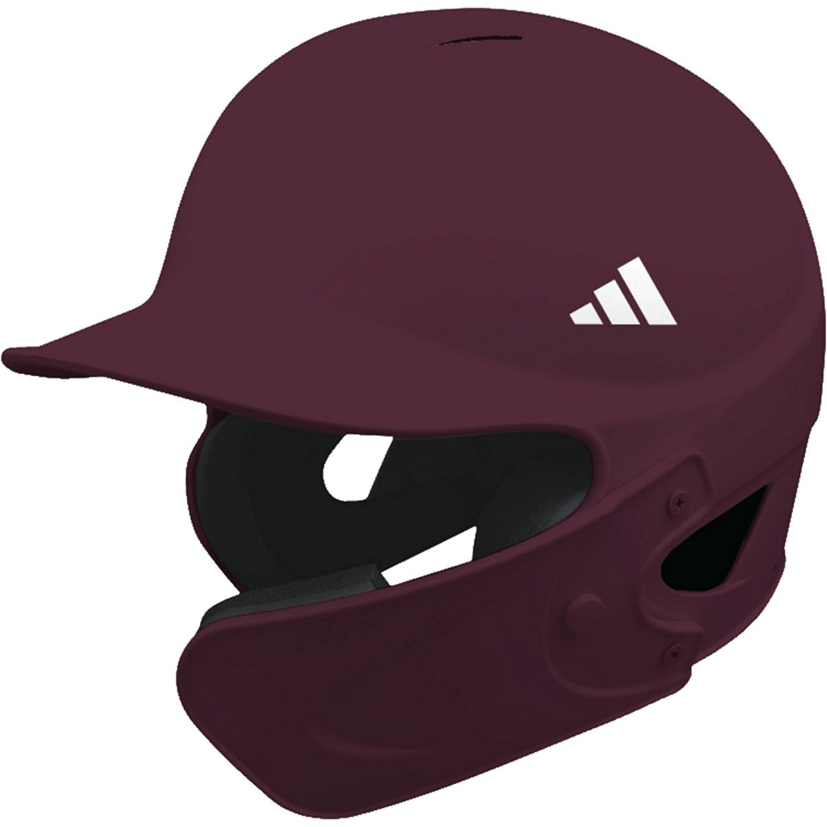 adidas Maroon Batting Helmet With C-Flap