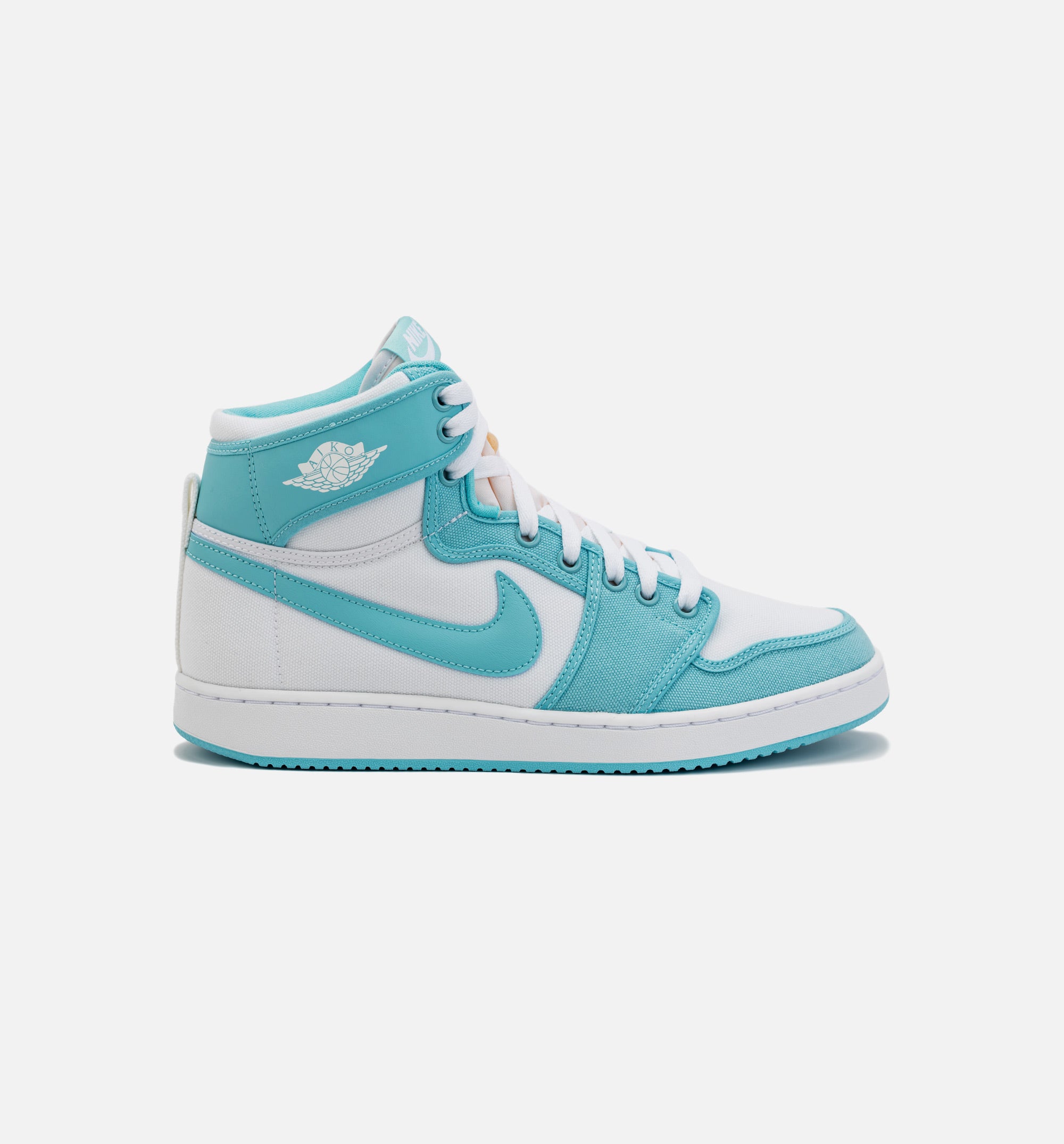 Air Jordan 1 KO Bleached Aqua Mens Lifestyle Shoe - Aqua/White