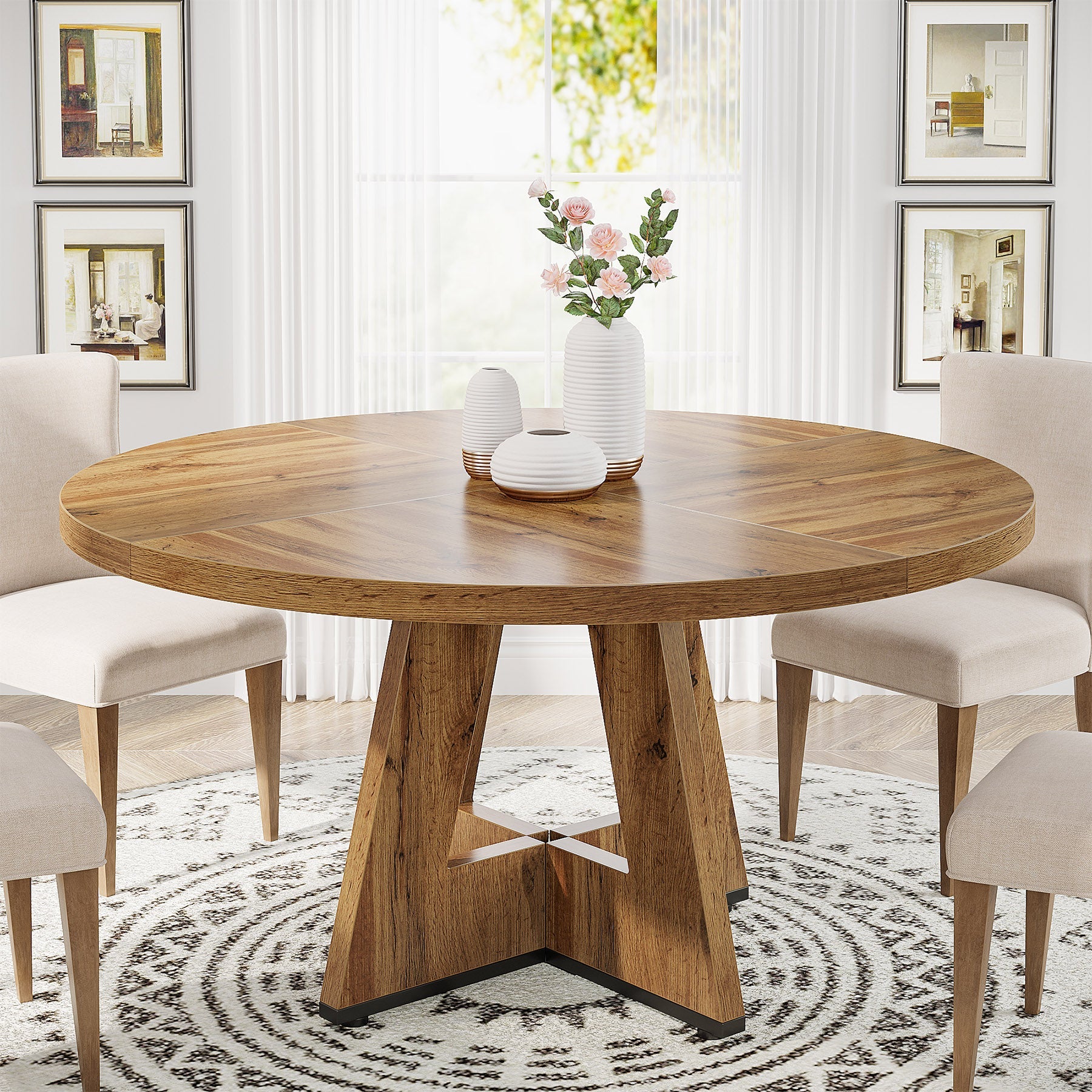 Round Dining Table for 4, 47