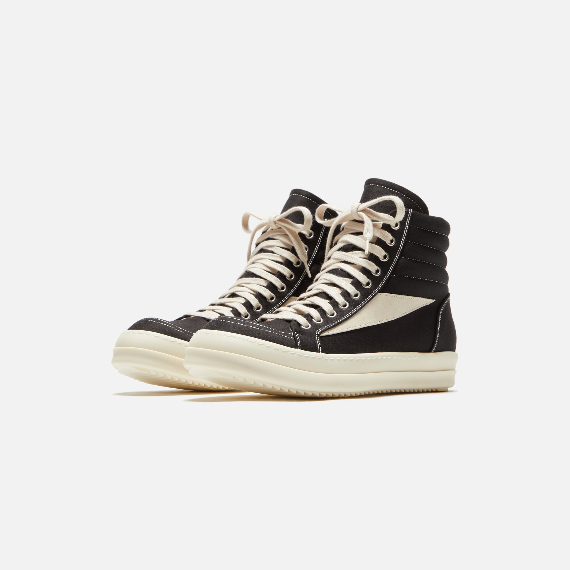 Rick Owens Vintage High Sneaker - Scarpe Black / Milk / Milk