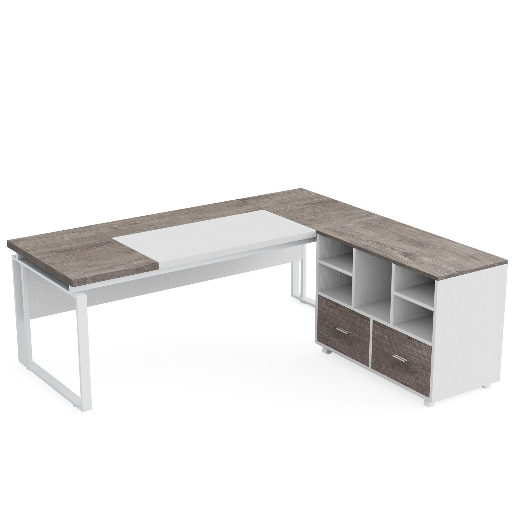 L-Shaped Executive Desk, 63