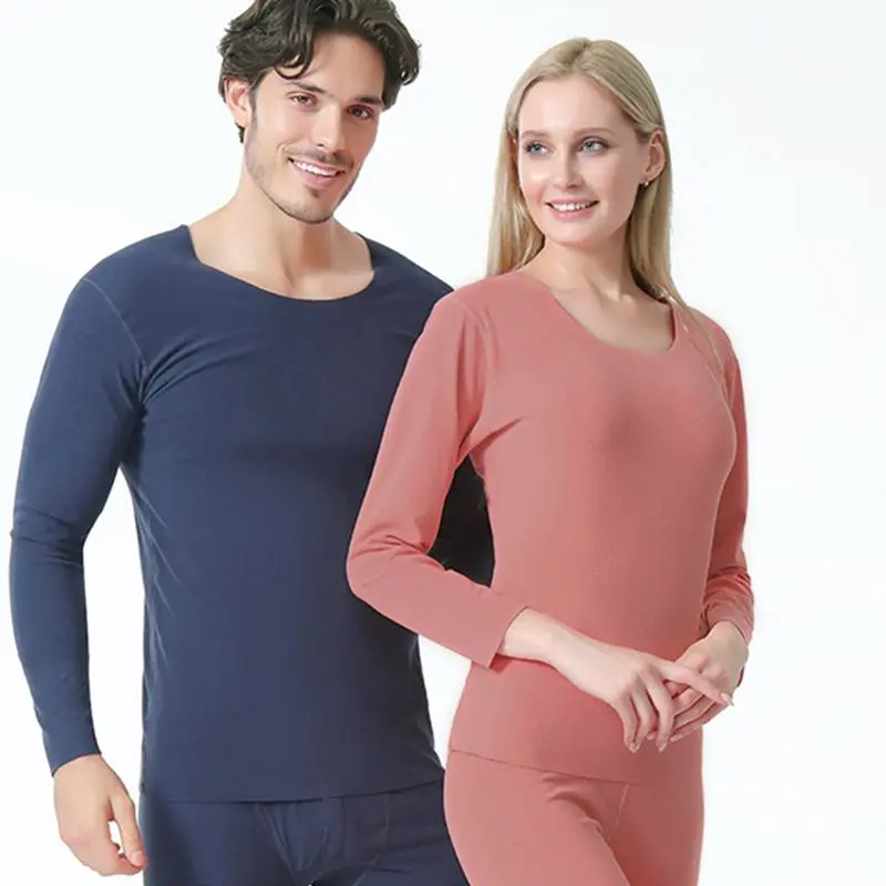 Double-sided Brushed Thermal Underwear Long Sleeve Set