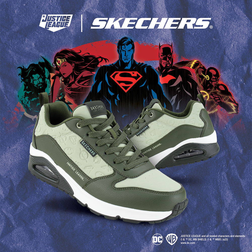 Skechers Men DC Collection SKECHERS Street Uno Shoes - 802012-GRN