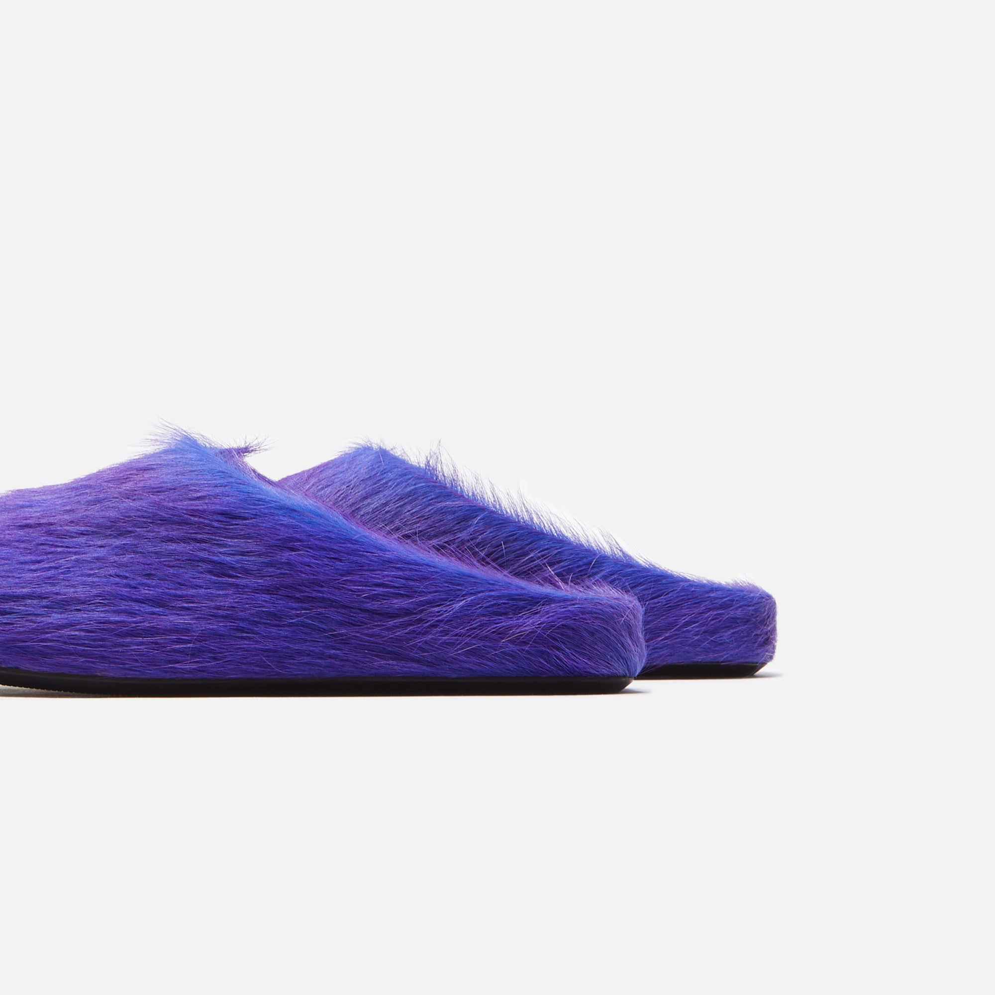 Marni Fussett Sabot Long Hair Calf - Light Violet