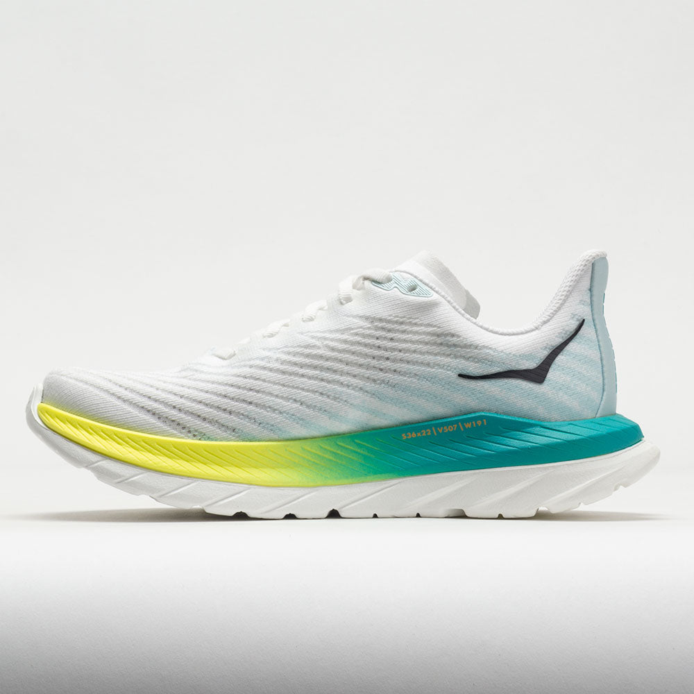 HOKA Mach 5 Women's White/Blue Glass