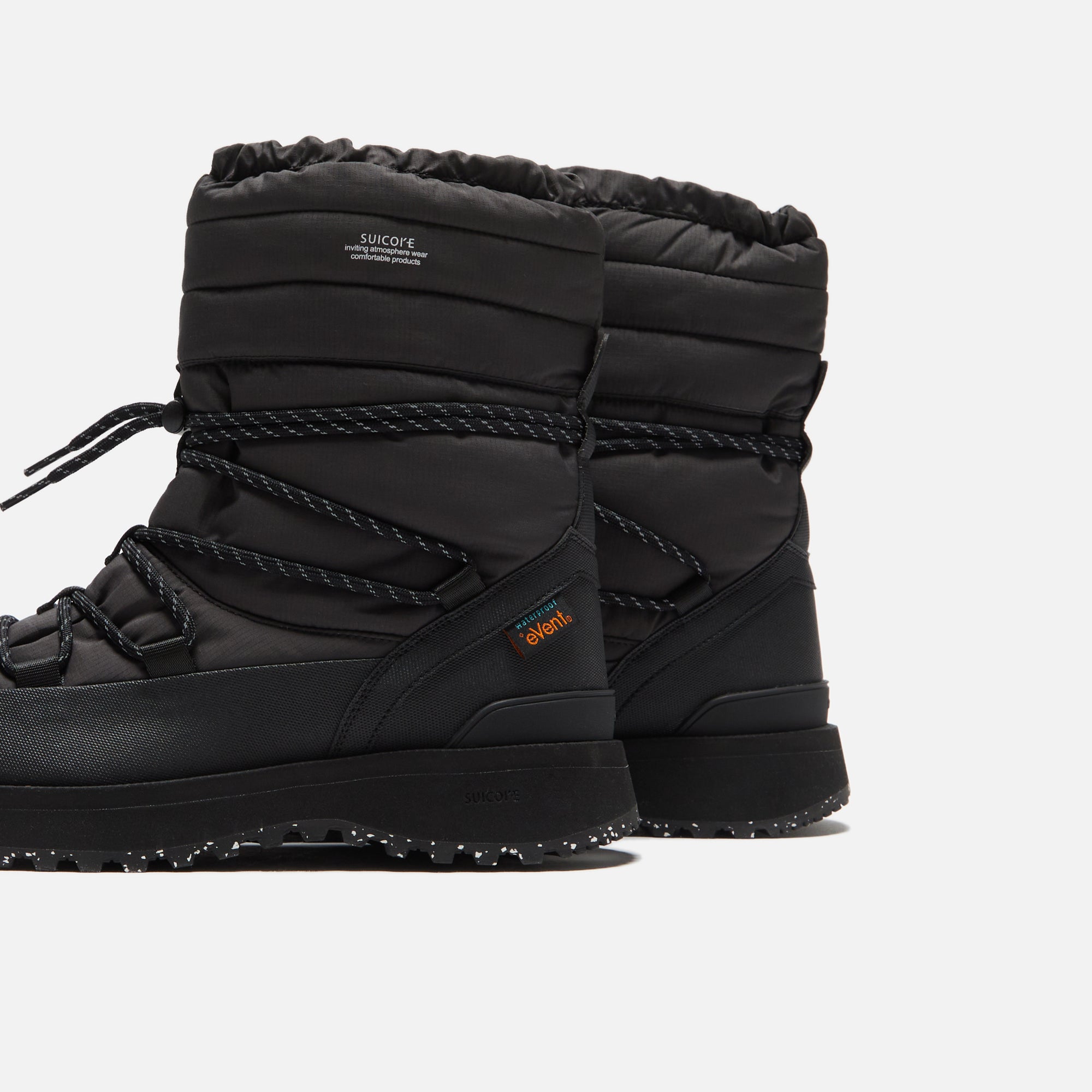 Suicoke BOWER-Evab Hi Lace - Black