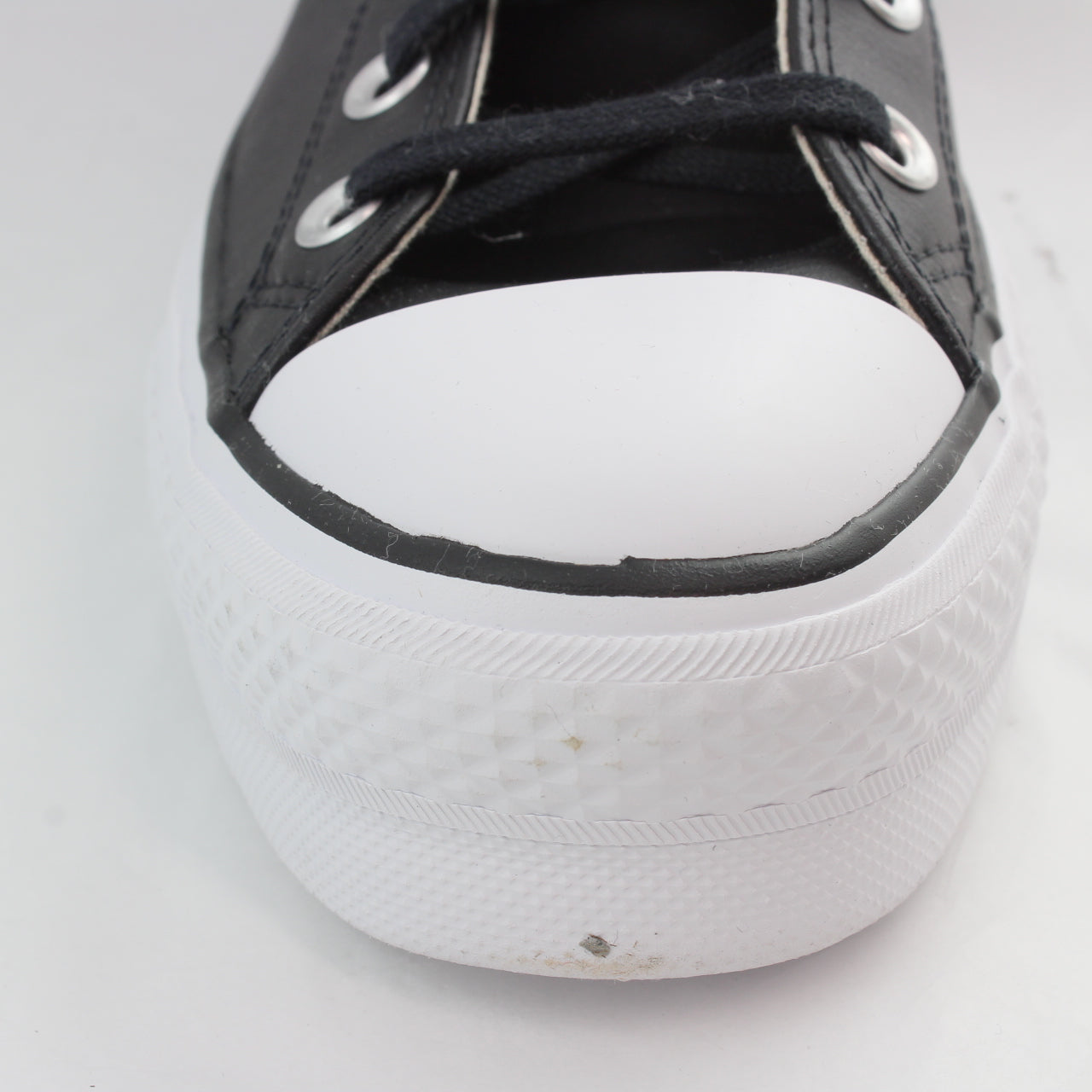 Womens Converse All Star Lift Hi Black White White Leather