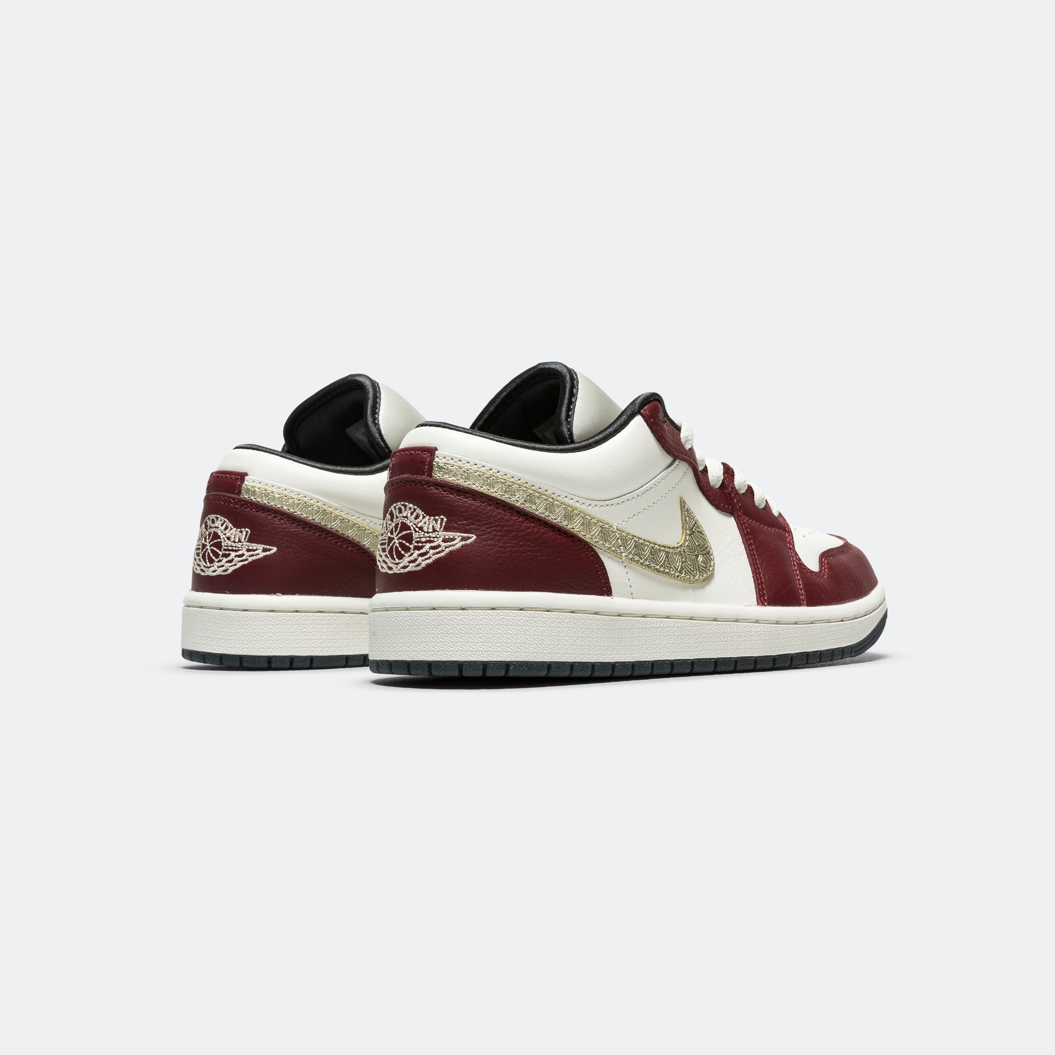 Womens Air Jordan 1 Low 'Lunar New Year' - Sail/Metallic Gold