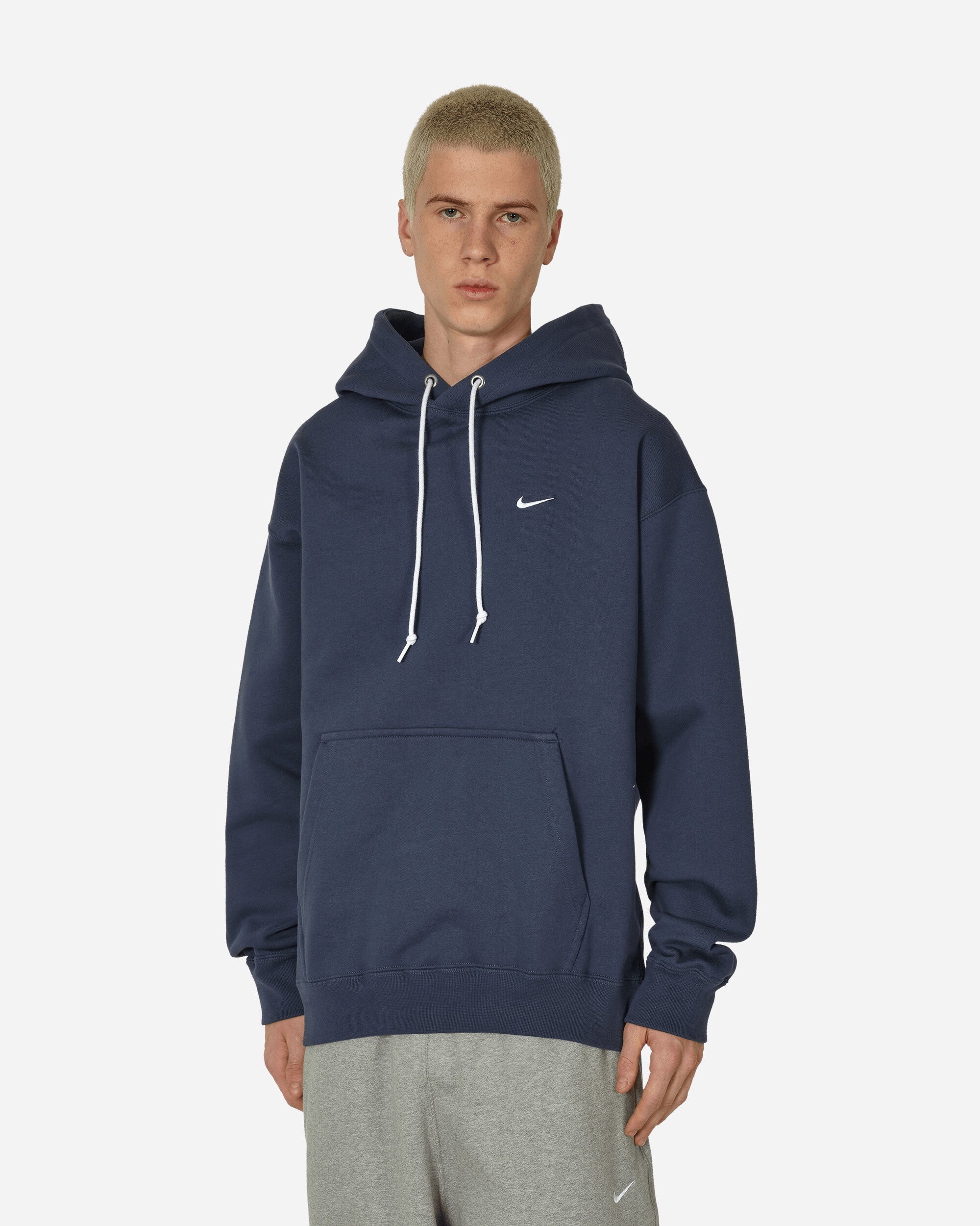 Solo Swoosh Hooded Sweatshirt Thunder Blue