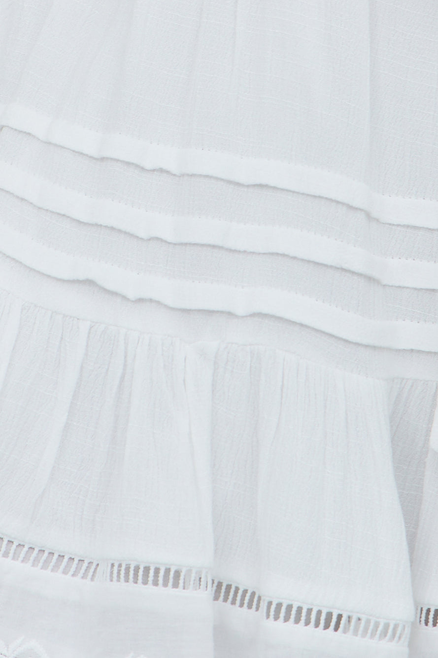 Crochet Cuteness Skirt White