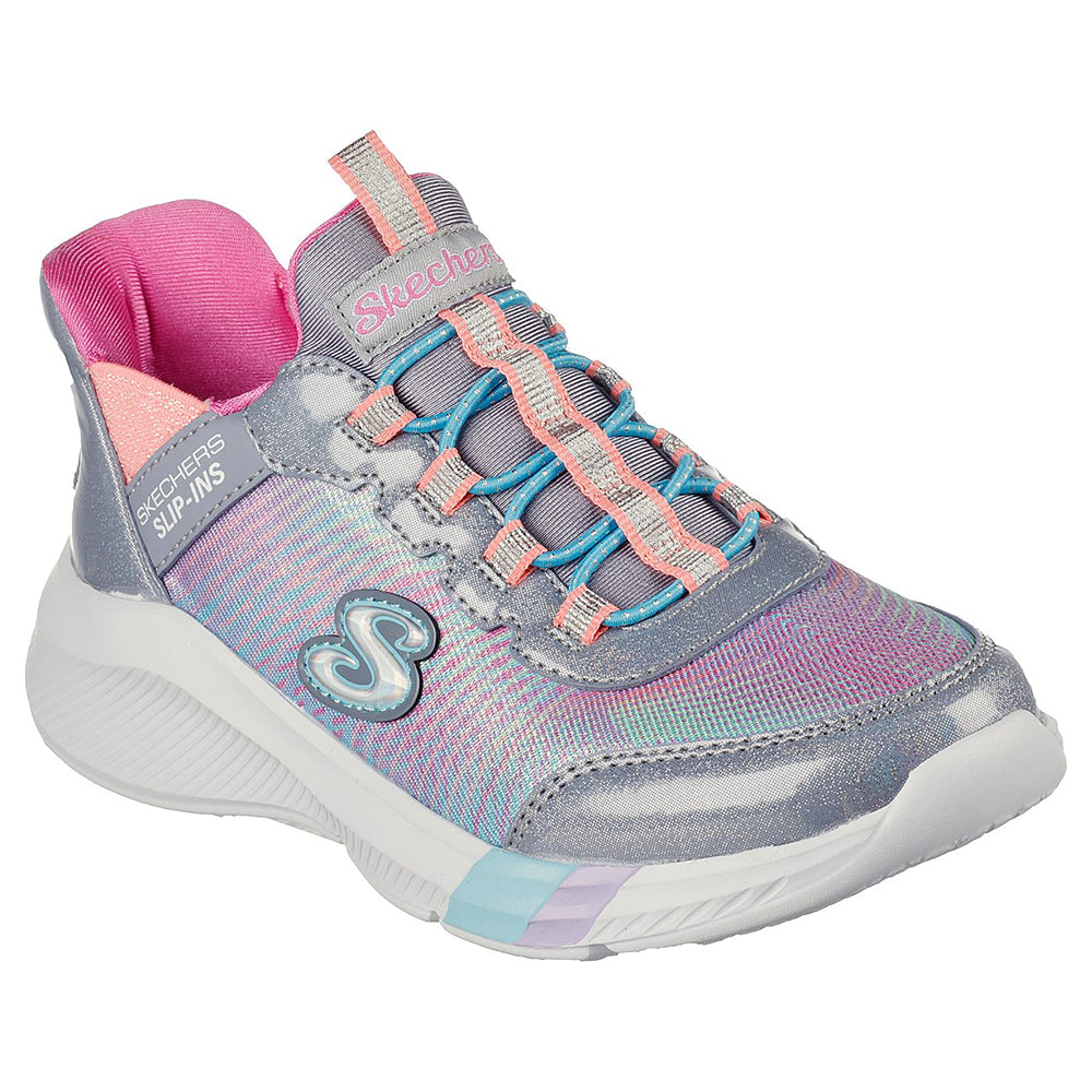 Skechers Girls Slip-Ins Foamies Dreamy Lites Shoes - 303514L-GYMT