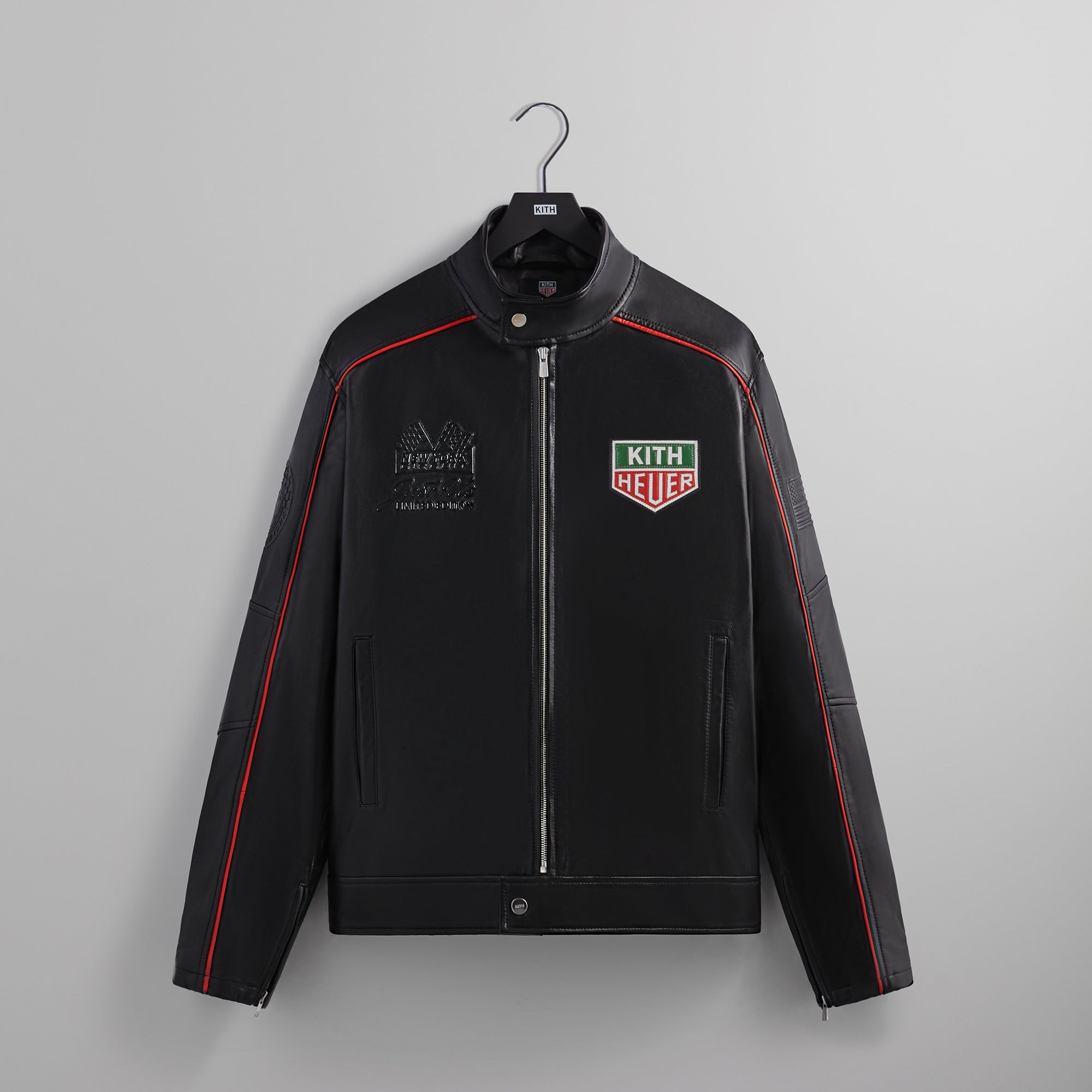 TAG Heuer Formula 1 | Kith Leather Racing Jacket - Black