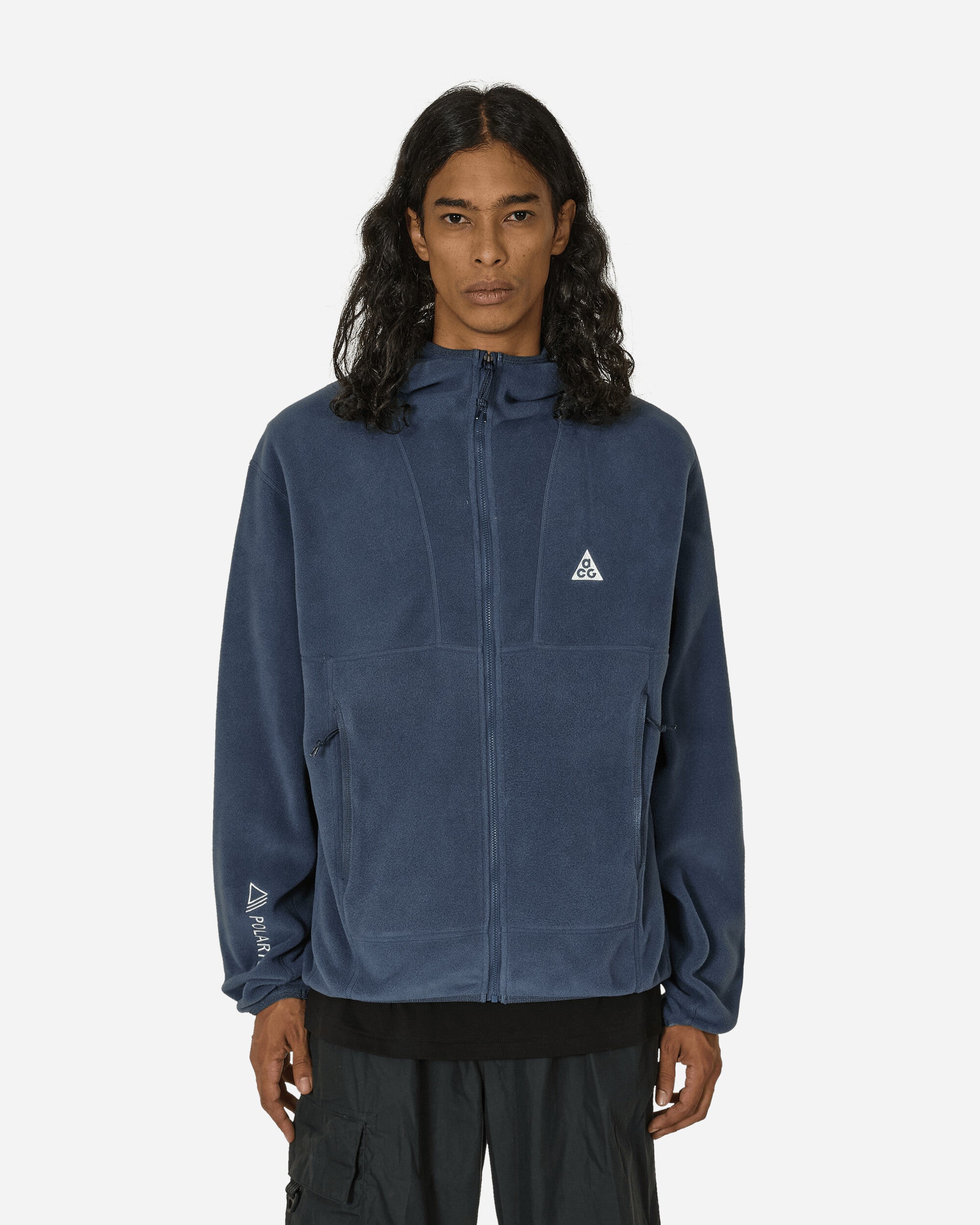 ACG Therma-FIT Wolf Tree Zip-Up Sweatshirt Thunder Blue