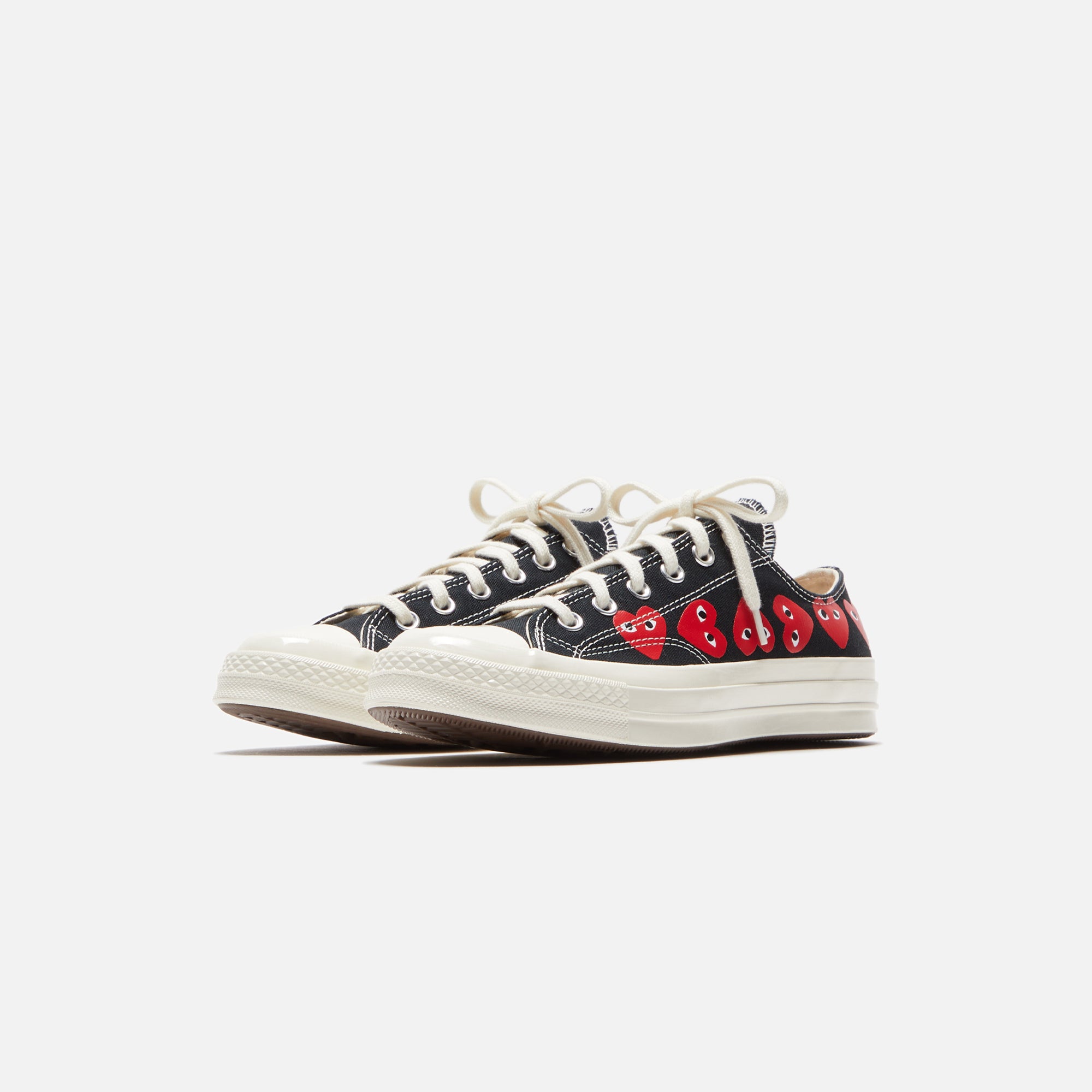 Comme Des Garçons Play x Converse Multi Heart Low Top - Black / Red