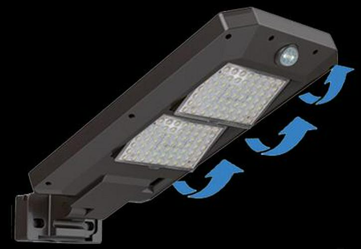 Hyper Tough 5000 Lumen Motion Sensor Solar Street Light