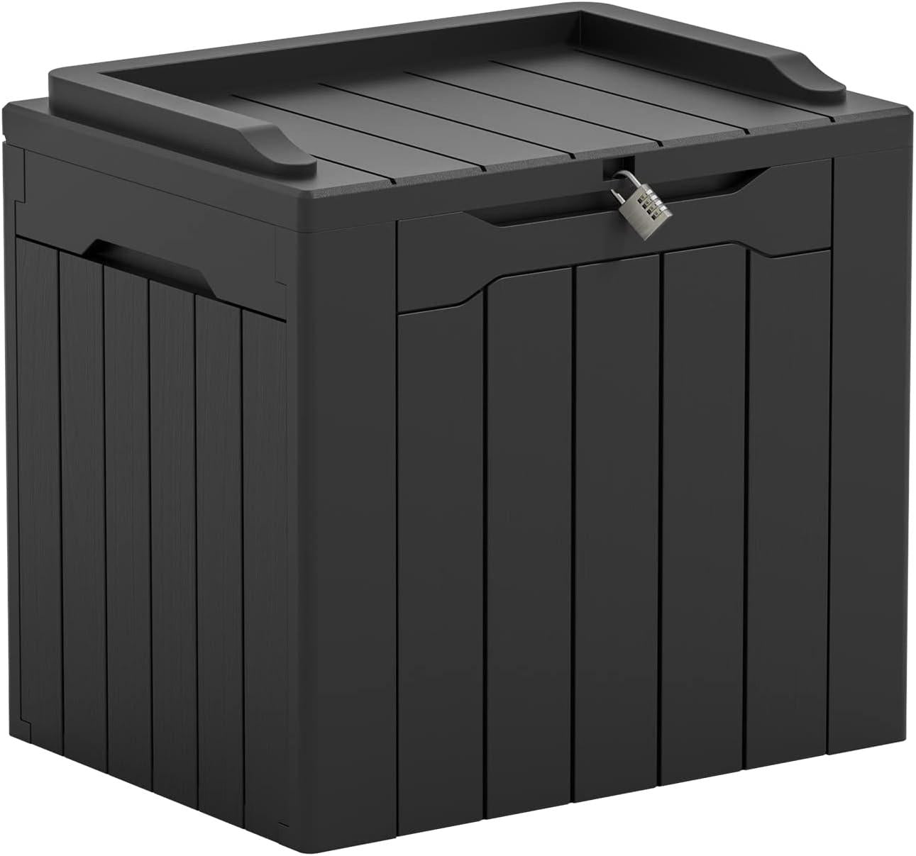 Greesum 31 Gallon Resin Deck Box Large Outdoor Storage for Patio Furni