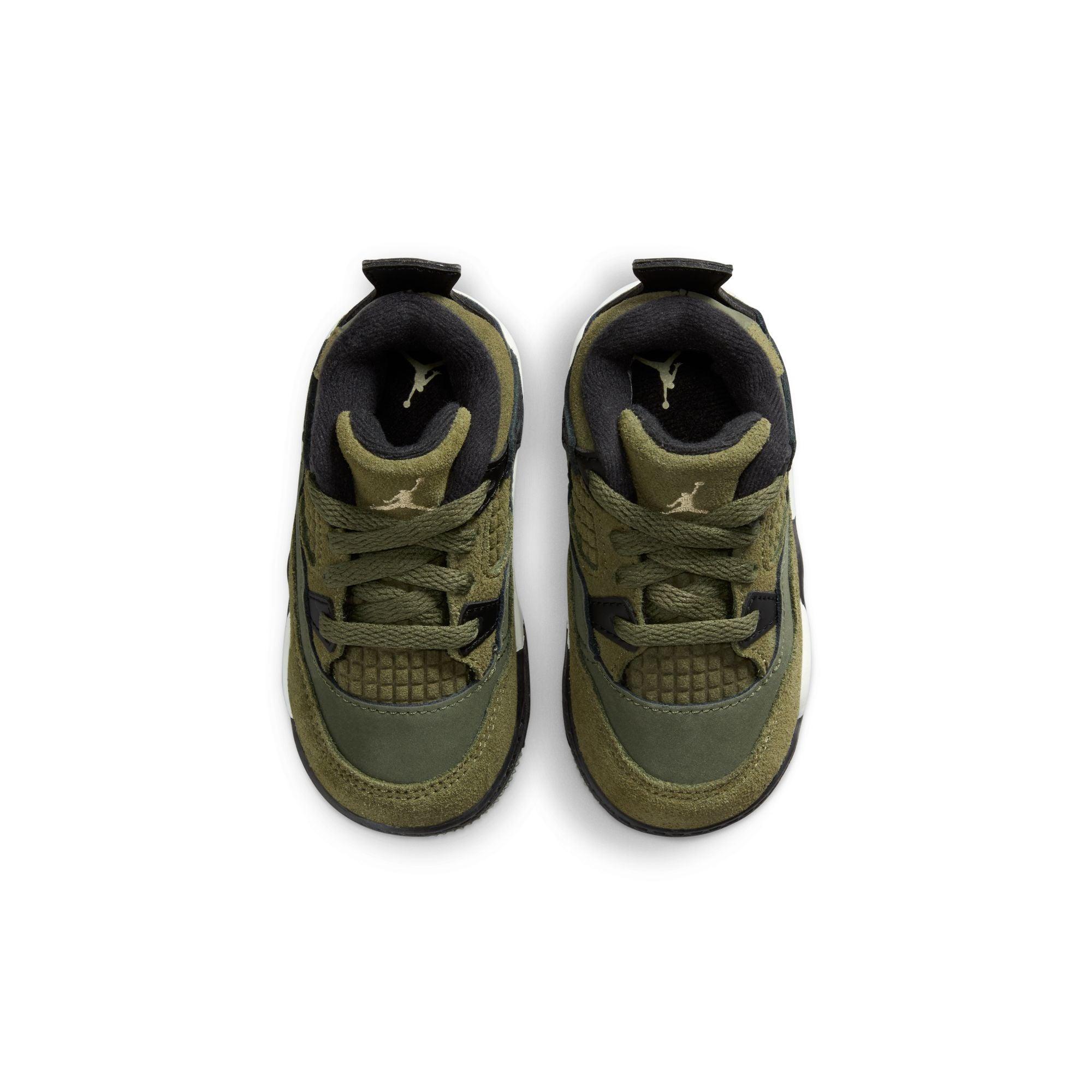 Toddlers' Air Jordan 4 Retro SE Craft 'Medium Olive'