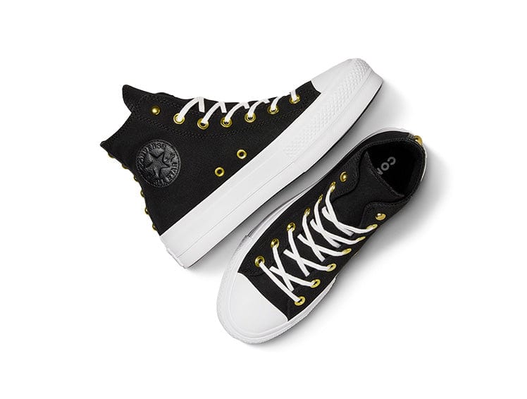 Converse Chuck Taylor Lift Studded Womens Negro