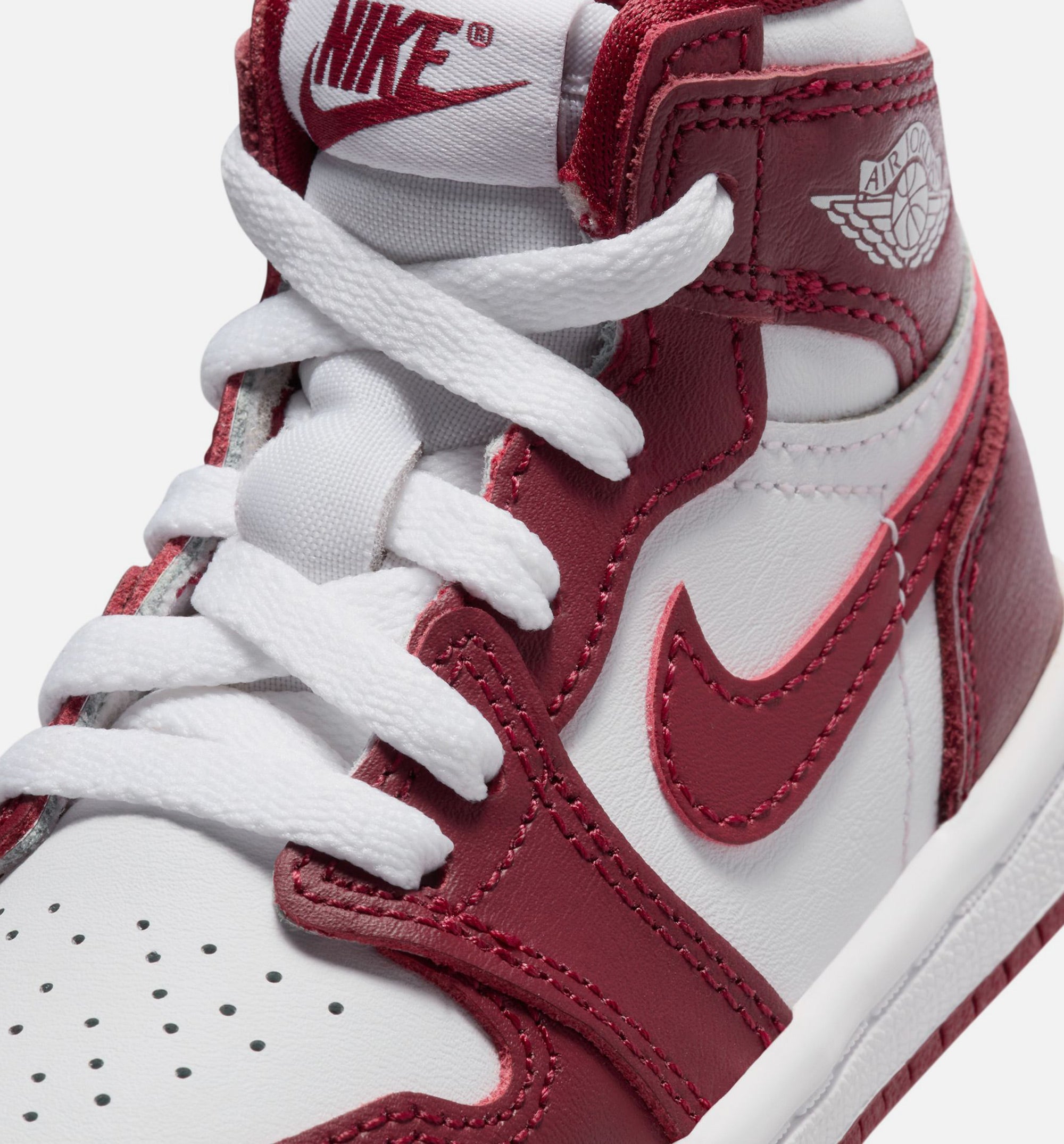 Air Jordan 1 Retro High OG Artisanal Red Infant Toddler Lifestyle Shoe - White/Team Red