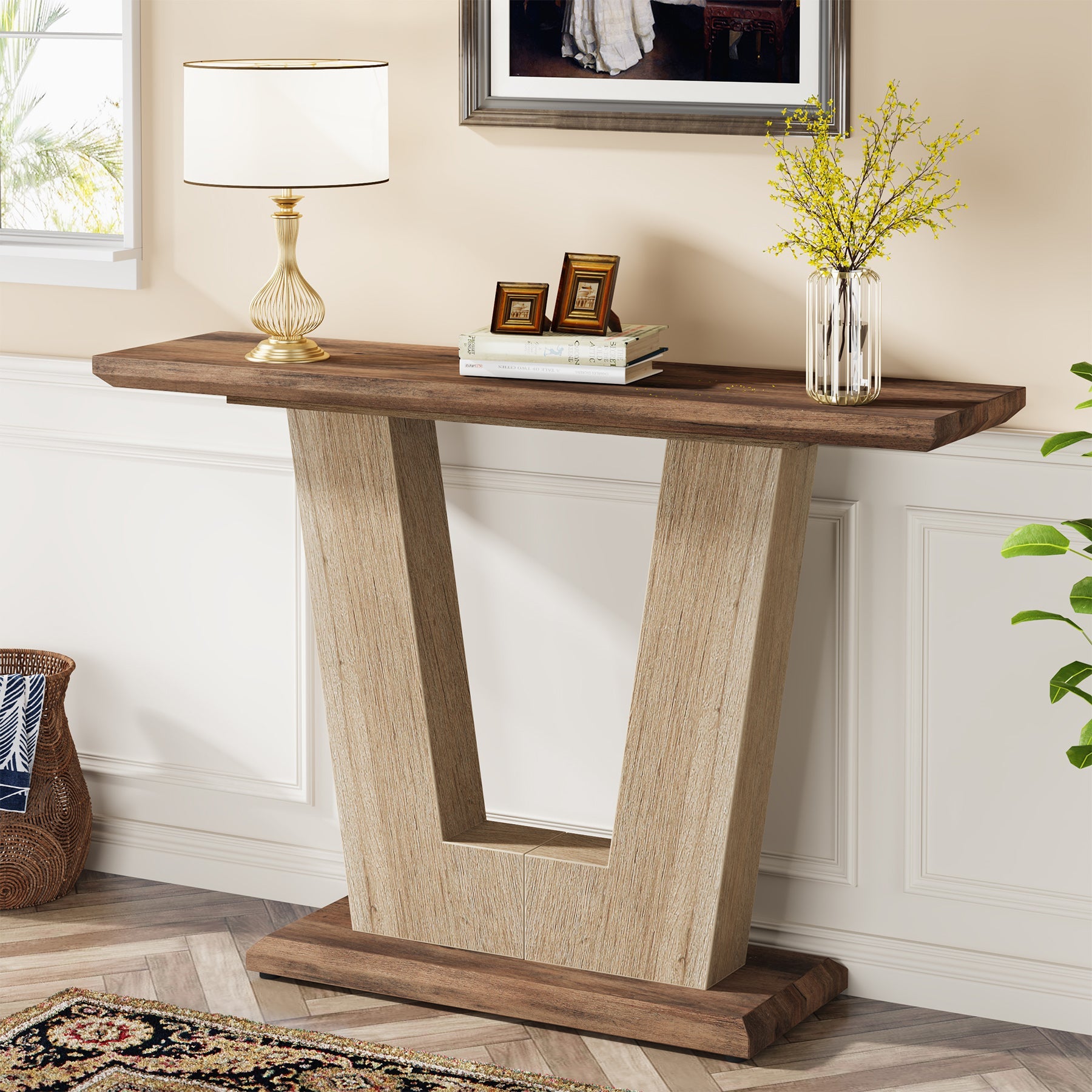 Wood Console Table, 42