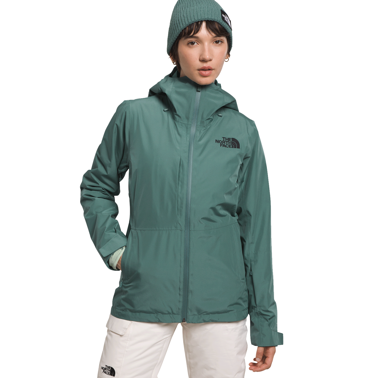 The North Face Women's ThermoBall Eco Snow Triclimate Jacket 2024 Dark Sage