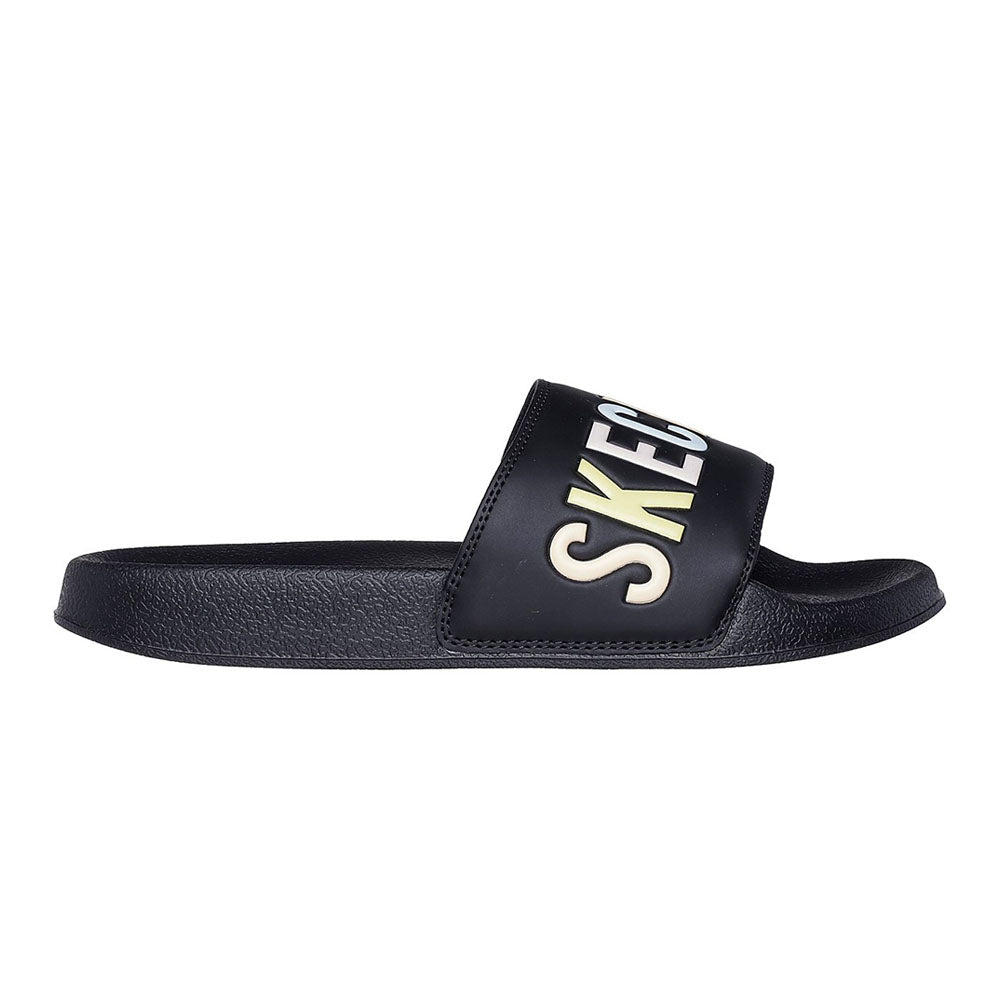 Skechers Women Cali Side Lines 2 Slides - 897922-BKMT