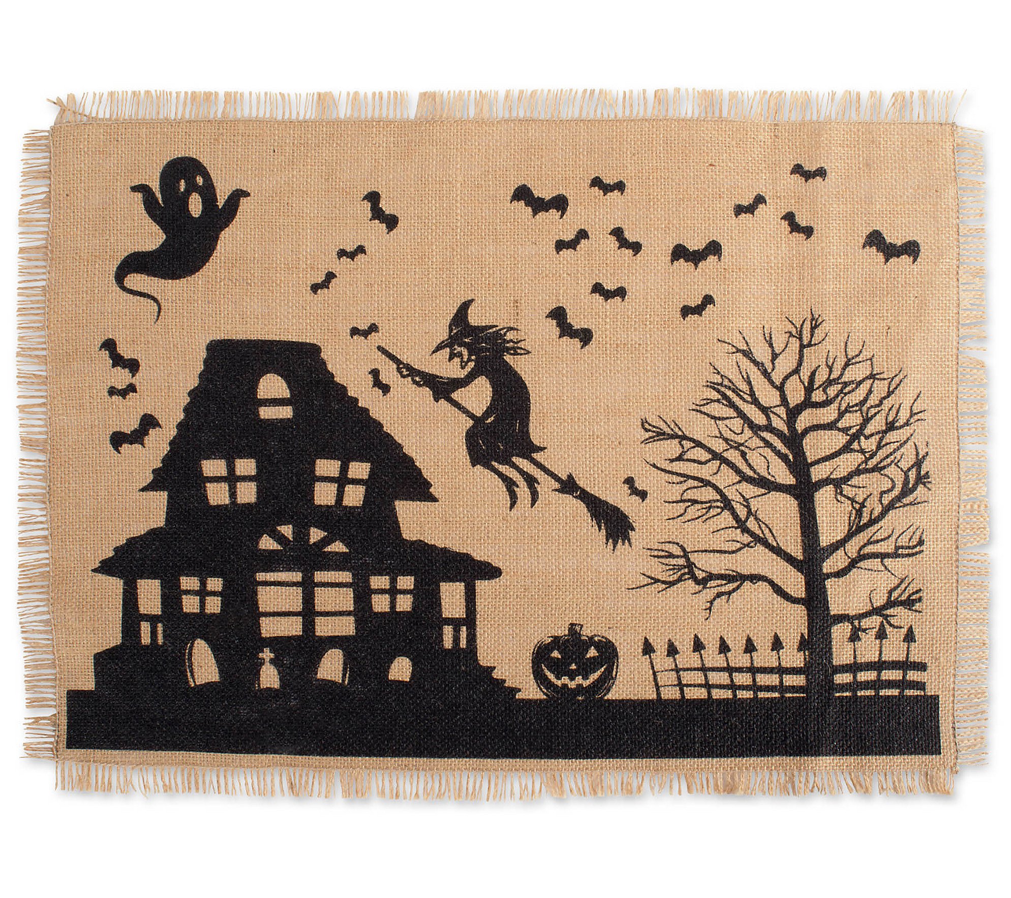 Design Imports Haunted House Placemat Set of 4