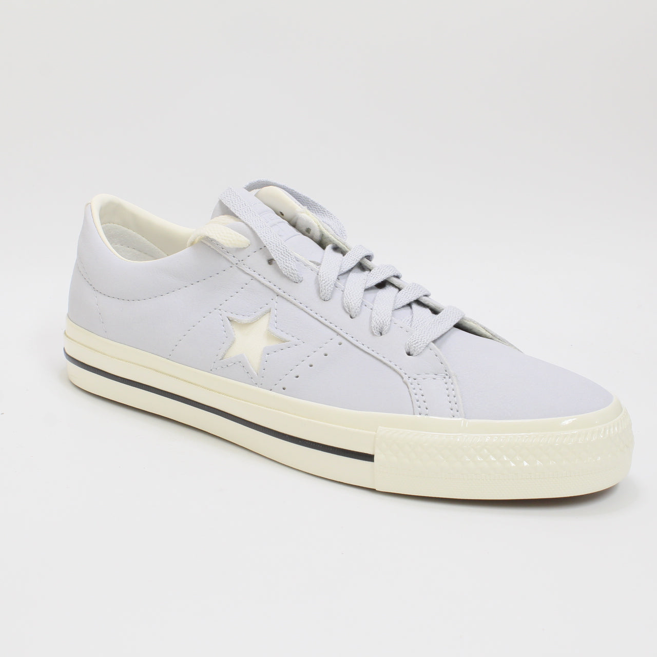 Mens Converse One Star Pro Ghosted Egret Black