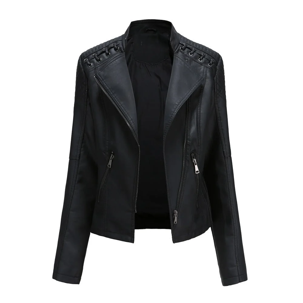 (🔥  Promotion 47% OFF) - Washed Leather Jacket