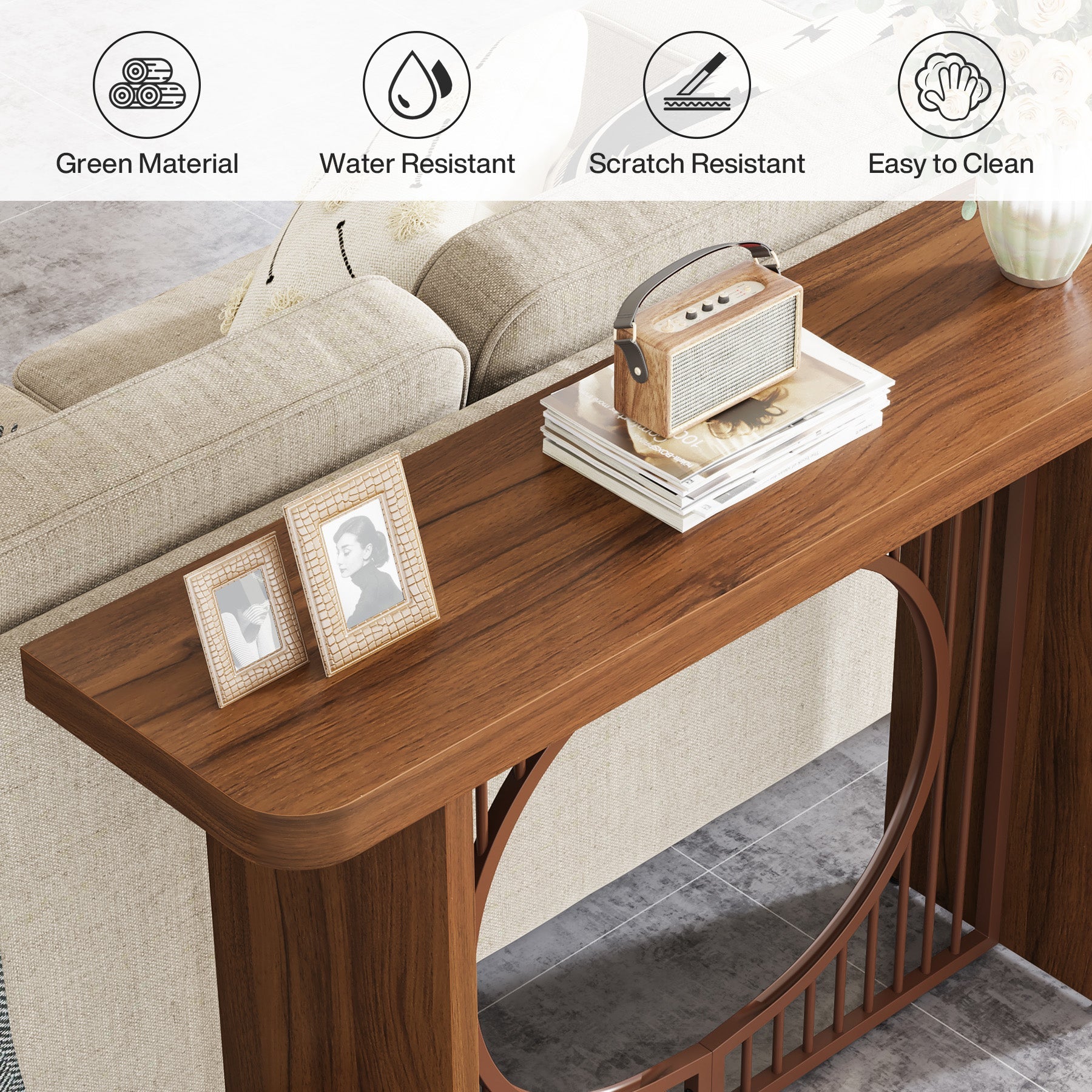 Farmhouse Console Table, 47.24