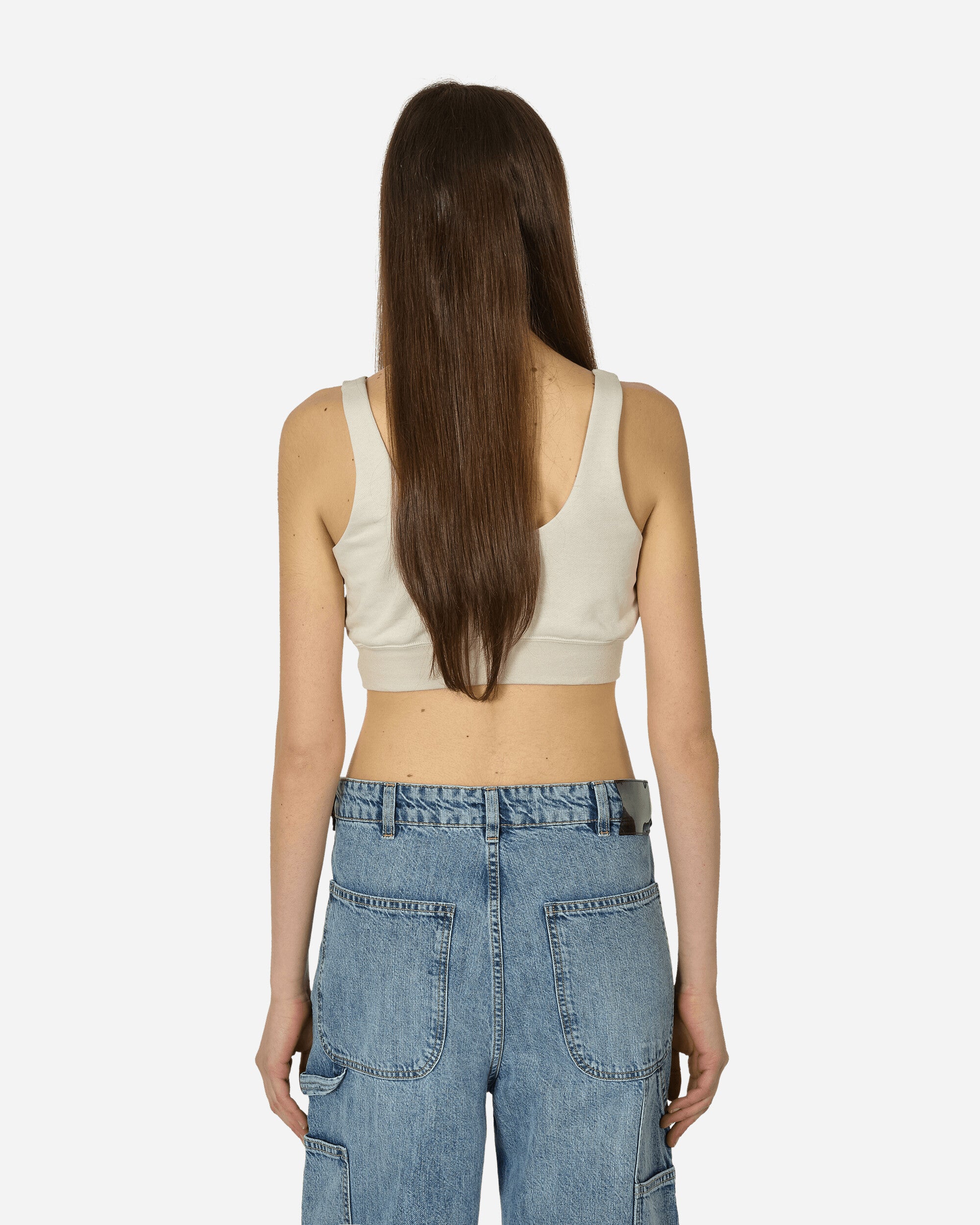 Cropped Tank Top Light Orewood Brown