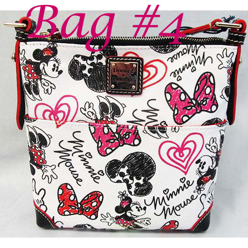 Disney Dooney and Bourke - Minnie Hearts and Bows - Letter Carrier SPECIFIC