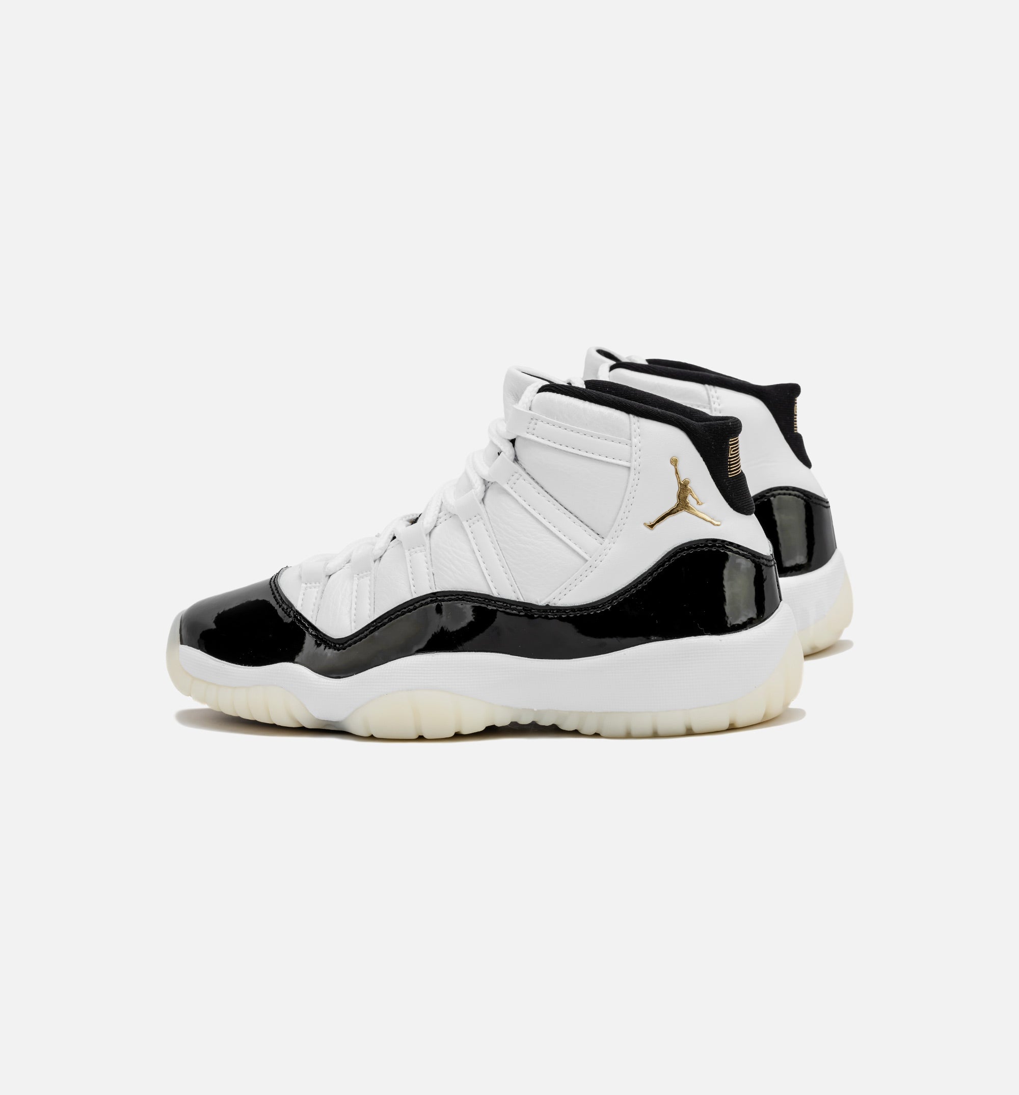 Air Jordan 11 Retro Gratitude Grade School Lifestyle Shoe - White/Black/Metallic Gold