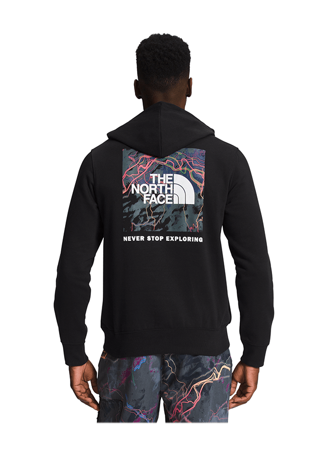 Hoodie The North Face Box NSE - TNF black / TNF black glow print