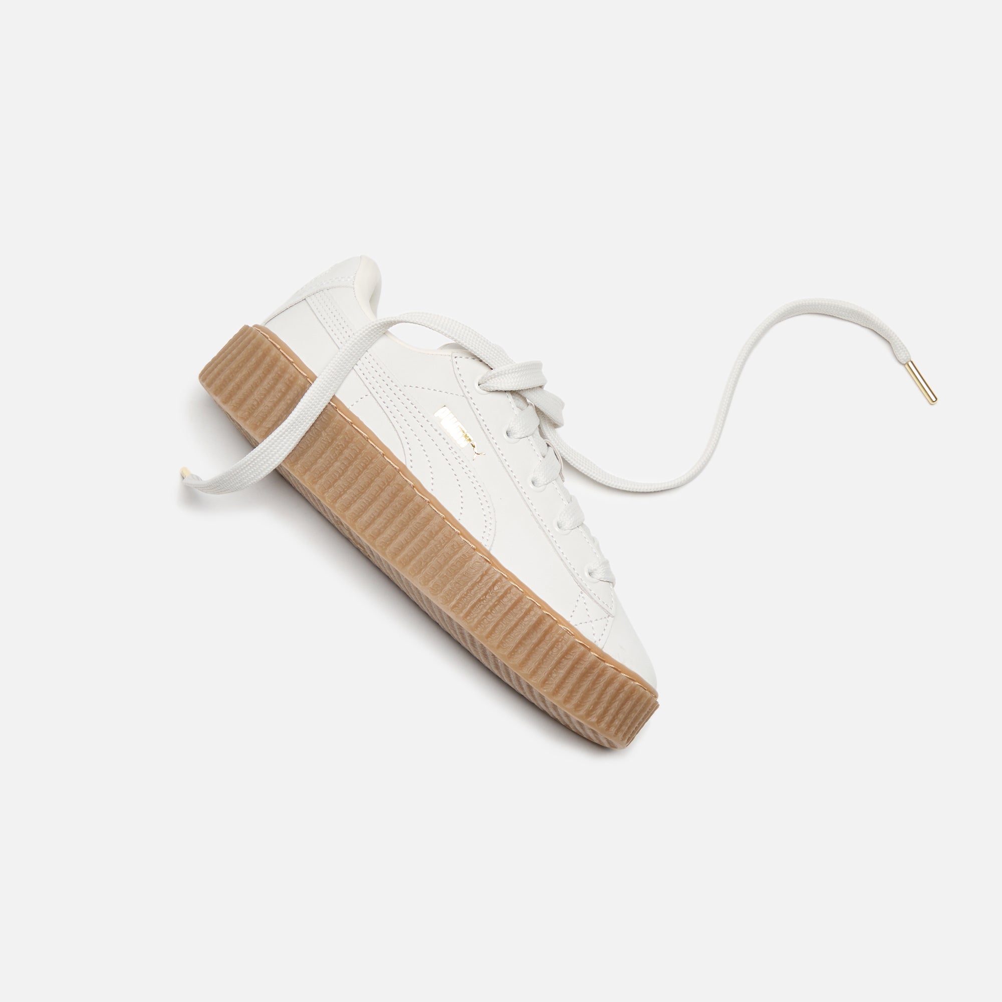 Puma x FENTY WMNS Creeper Phatty - Nubuck Warm White / Puma Gold / Gum