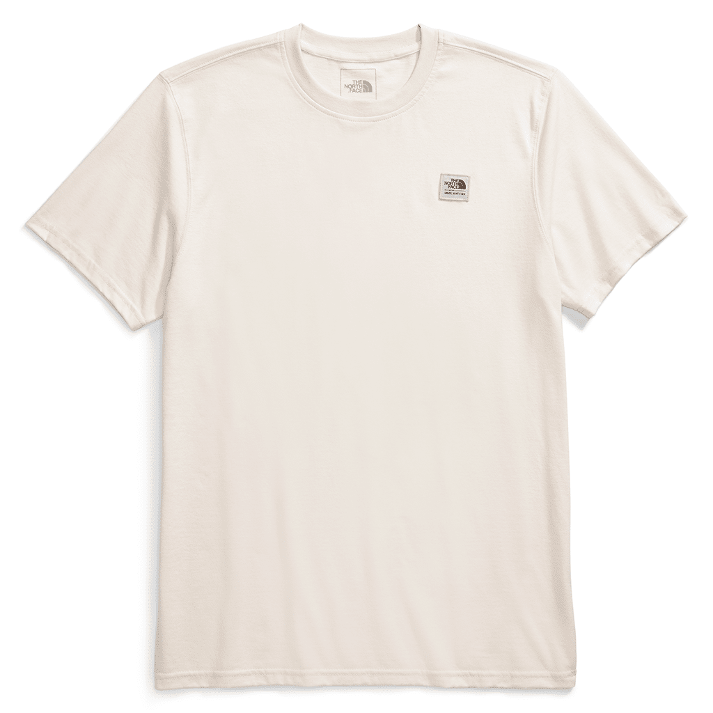 Heritage patch t-shirt - Heather white dune