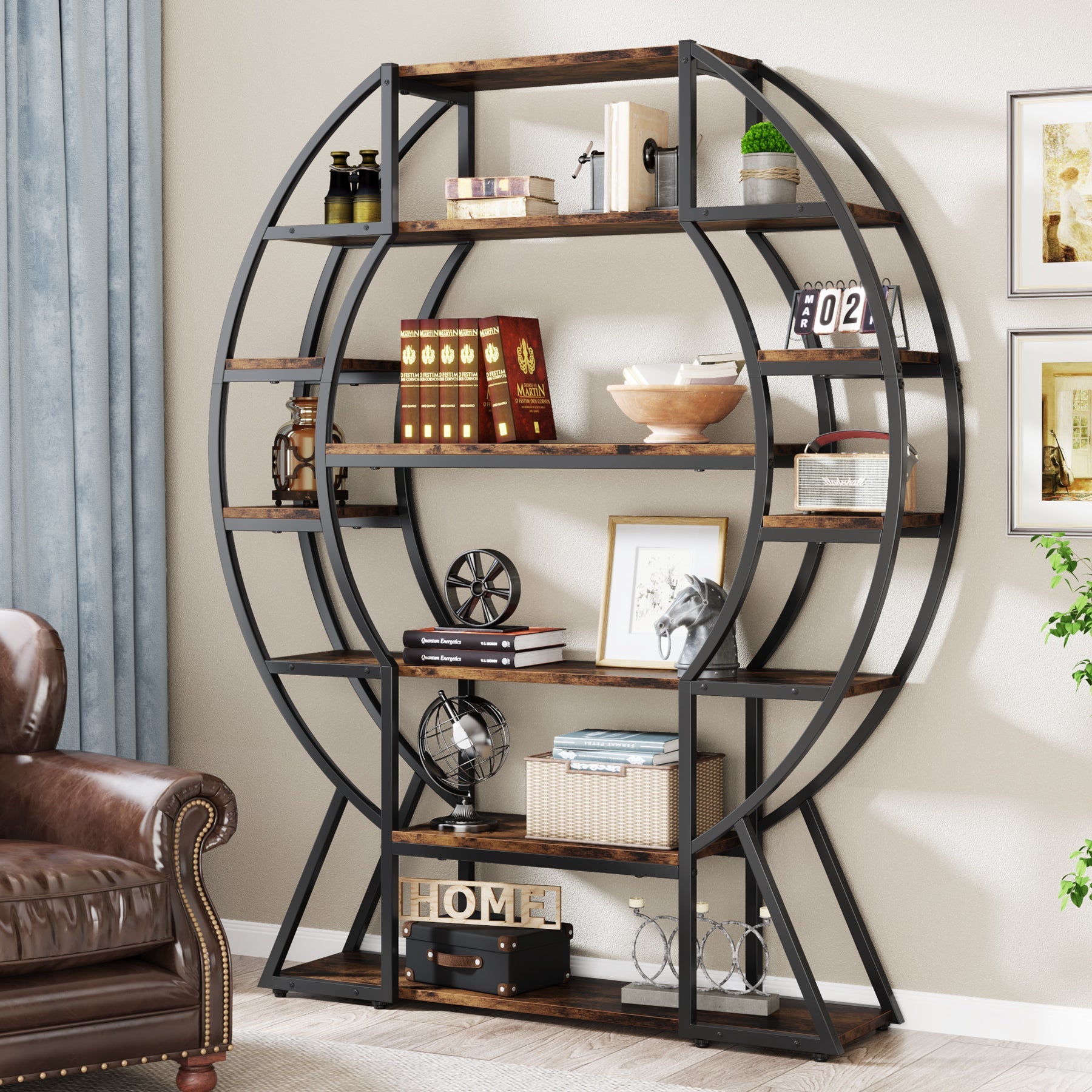 6-Tier Bookshelf, 69