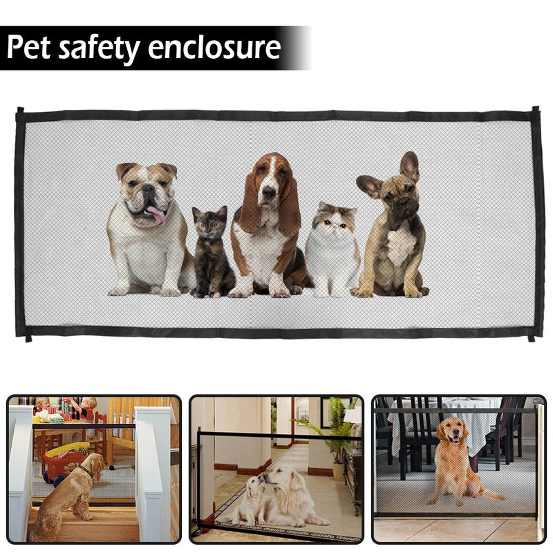 Portable Folding Safety Guard Mesh Fence Net for Puppy Cat Pet Dog Safety Enclosure