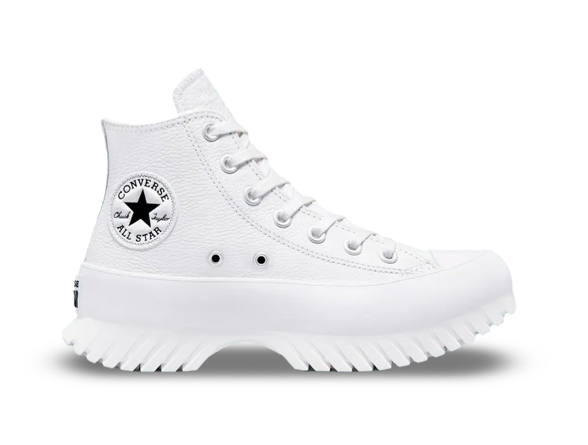 Converse Chuck Taylor Lugged 2 Plataforma Cuero Hi Womens Blanco