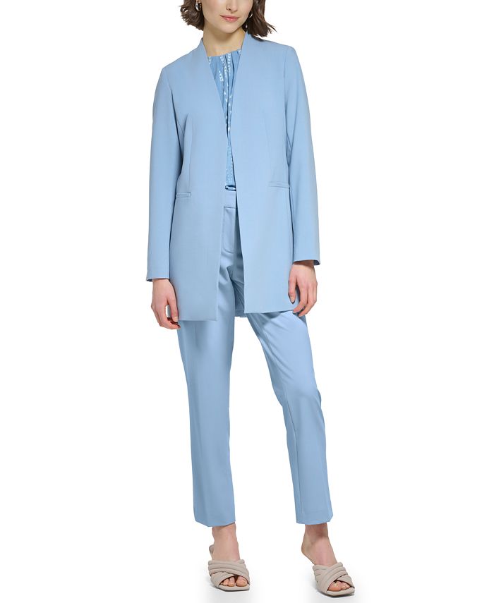 Petite Lux Mid-Rise Modern-Fit Ankle Pants