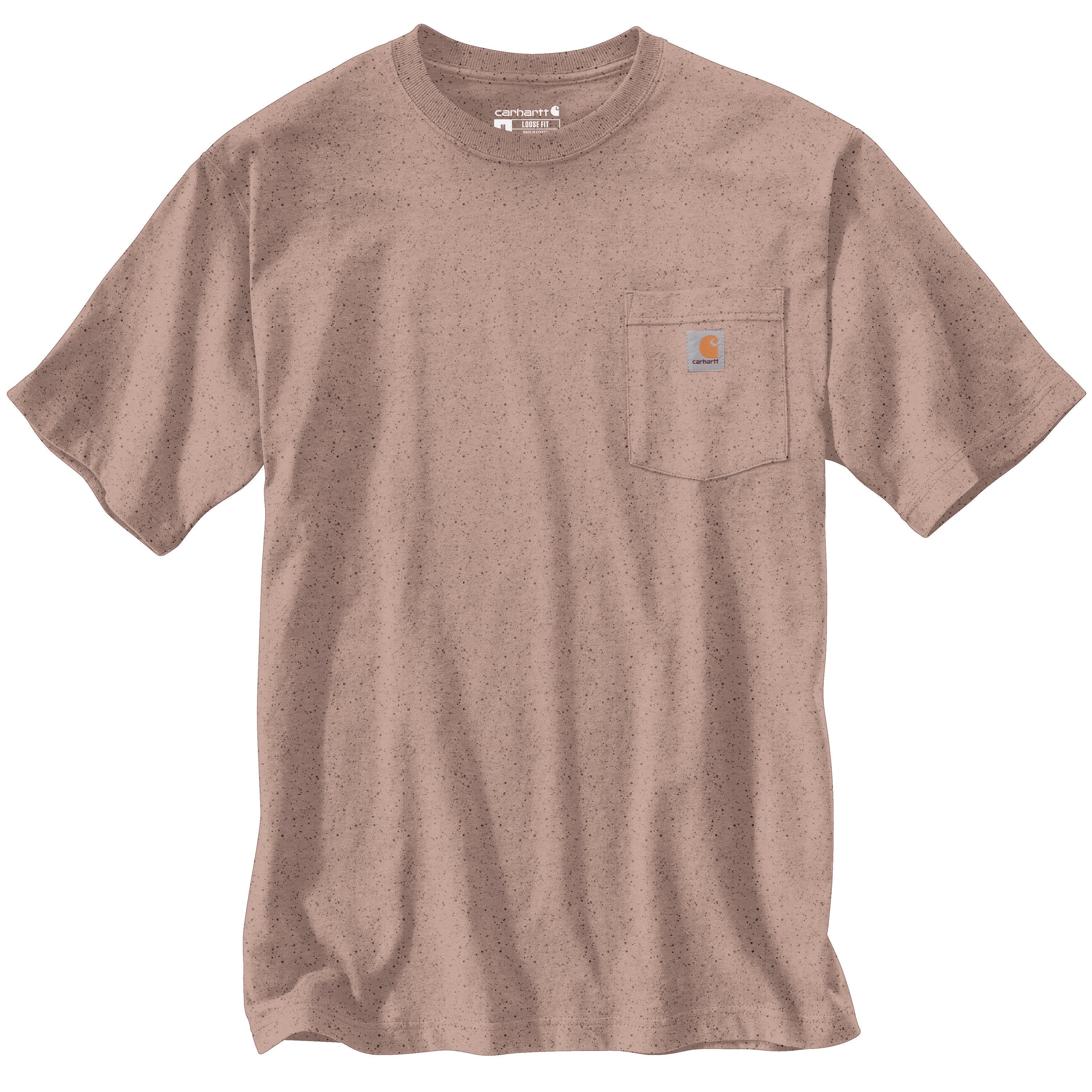 Carhartt Men's Short Sleeve Pocket T-Shirt_Ash Violet Heather Nep