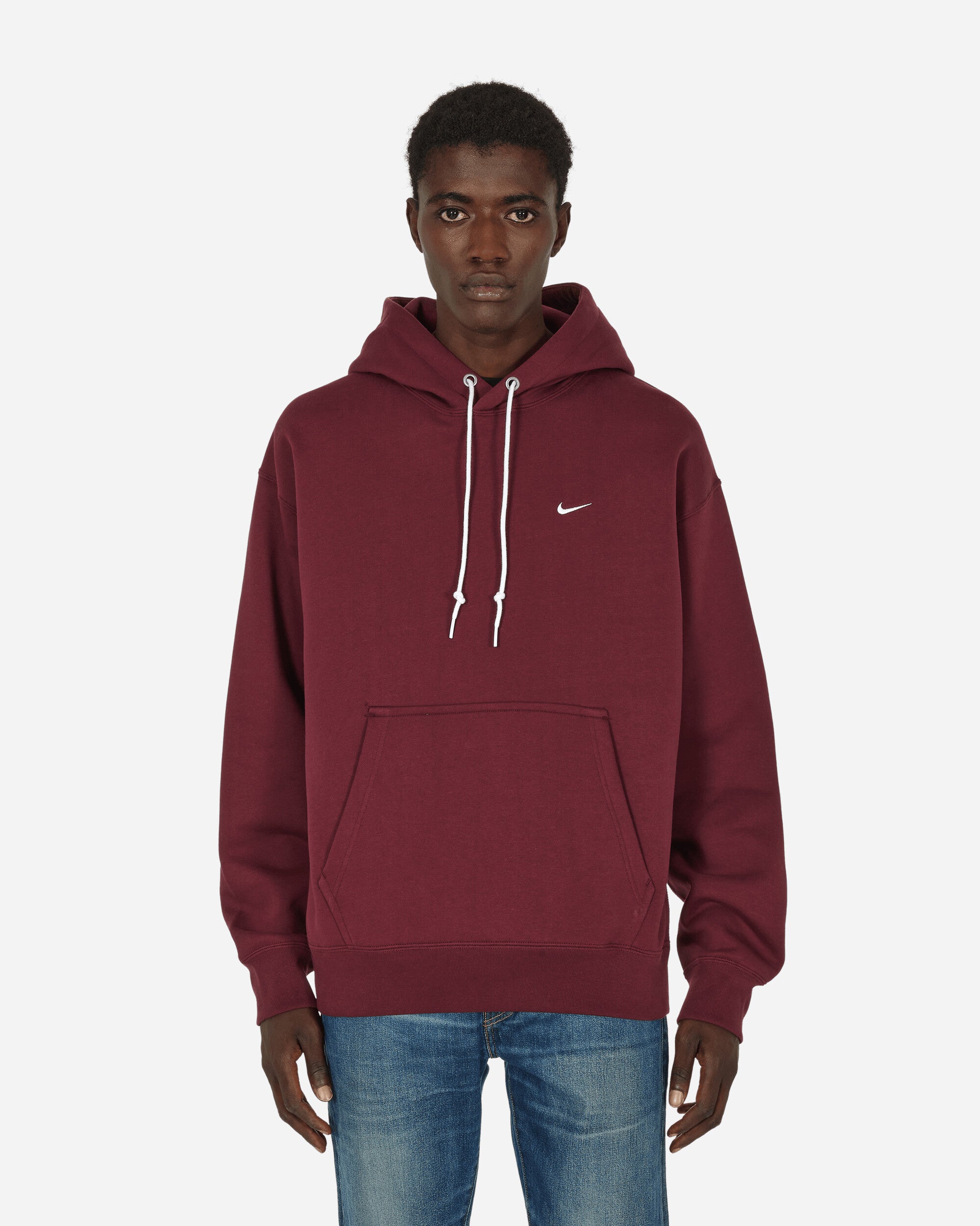 Solo Swoosh Hooded Sweatshirt Night Maroon